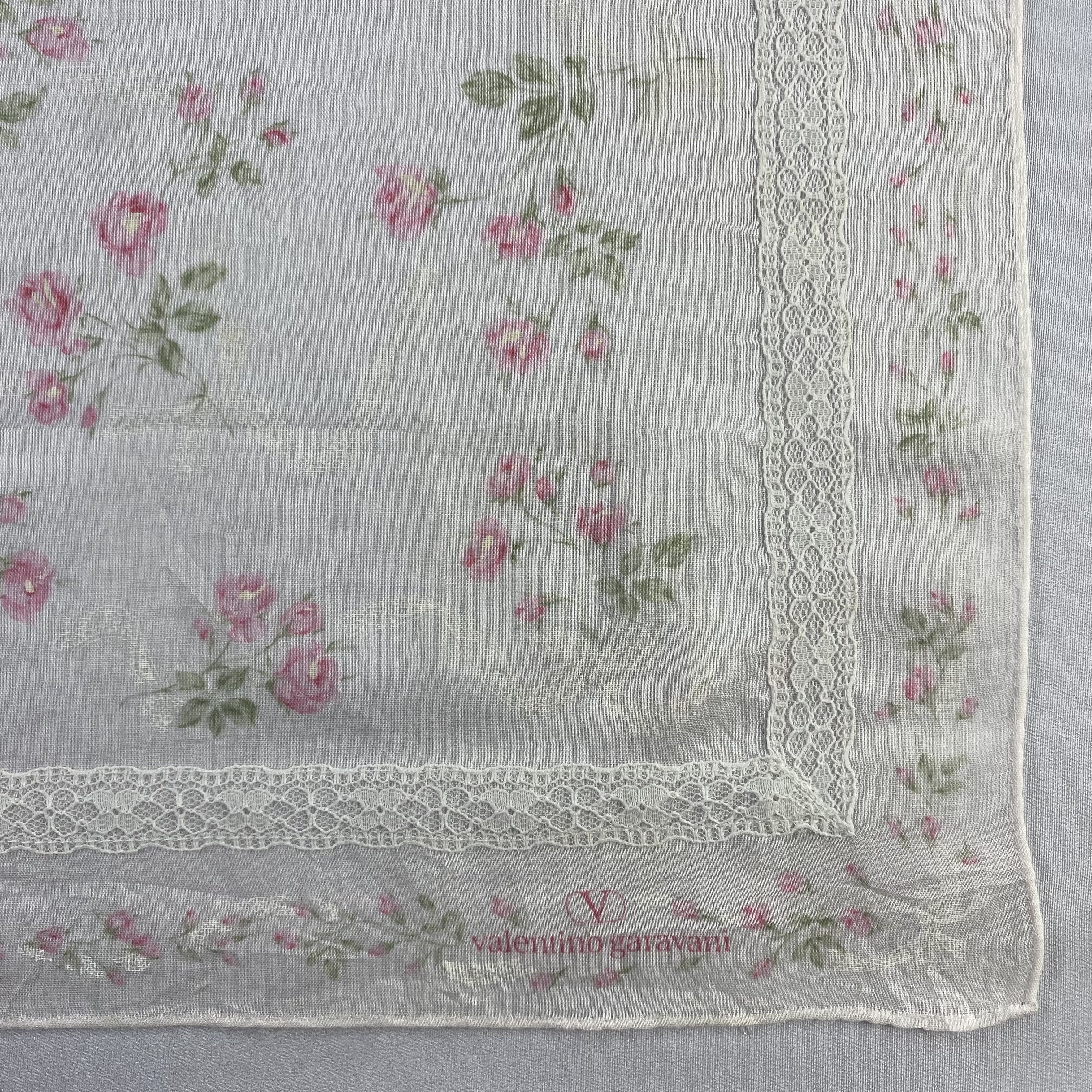 Valentino × Vintage Valentino Garavani Bandana/ Handkerchief / Neckerchief-P1799 Size ONE SIZE - 3 Thumbnail