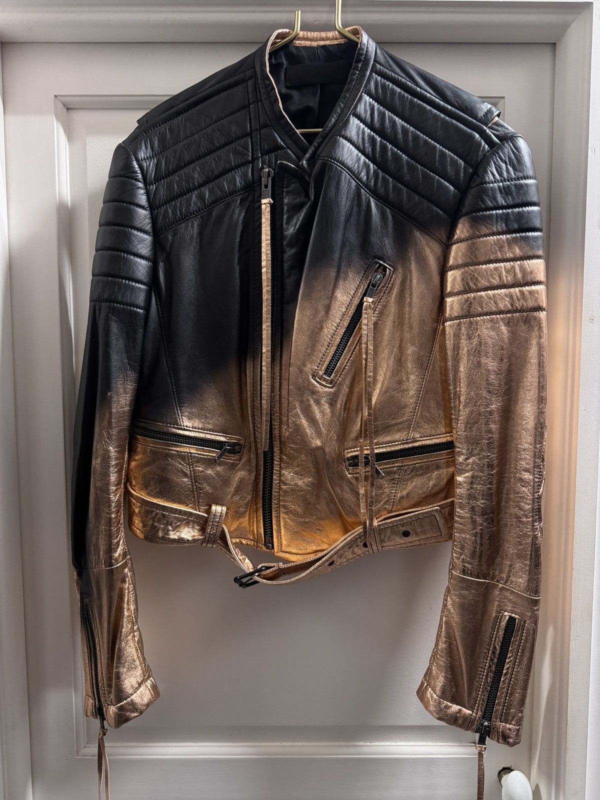 Haider Ackermann Haider Ackermann SS17 runway leather jacket Size US L / EU 52-54 / 3 - 1 Thumbnail