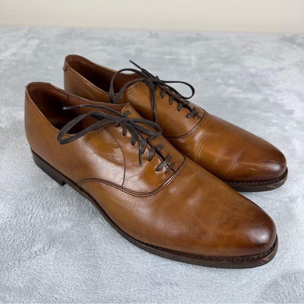 Allen Edmonds Carlyle Brown Oxford Men's Dress Shoe US Size