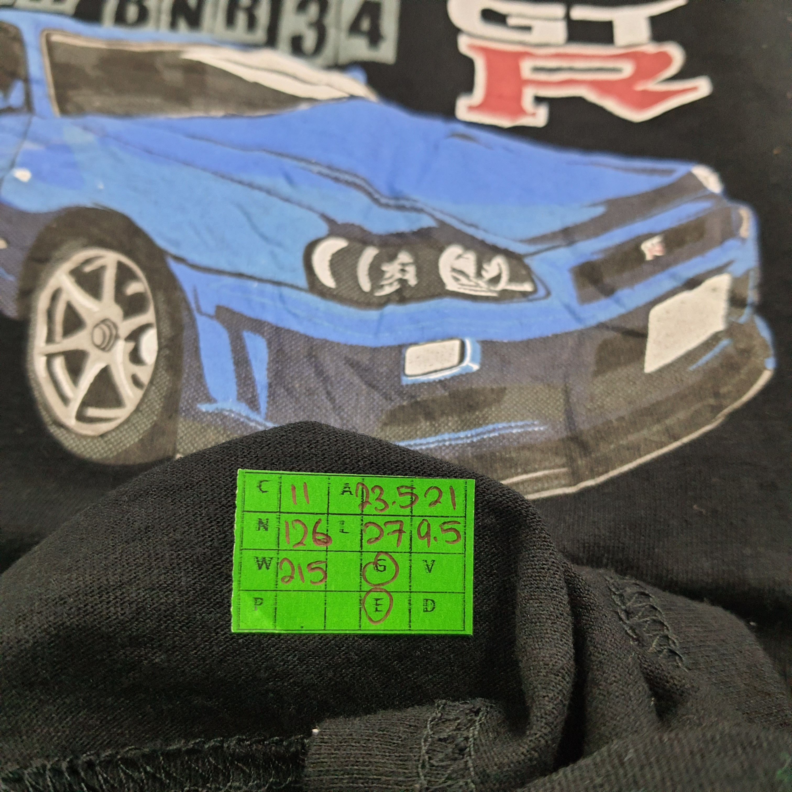 Japanese Brand × Vintage Vintage NISSAN Skyline GTR R34 Tshirt Size US XL / EU 56 / 4 - 7 Thumbnail