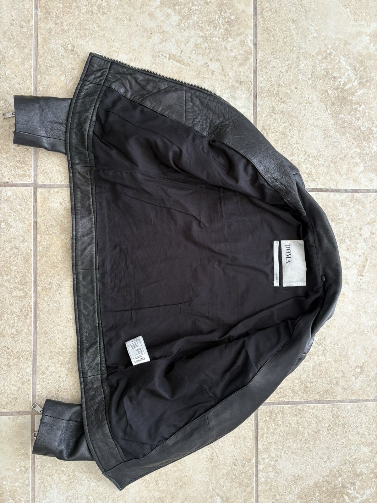 Other Doma Leather Bicker Jacket Size XS / US 0-2 / IT 36-38 - 4 Thumbnail