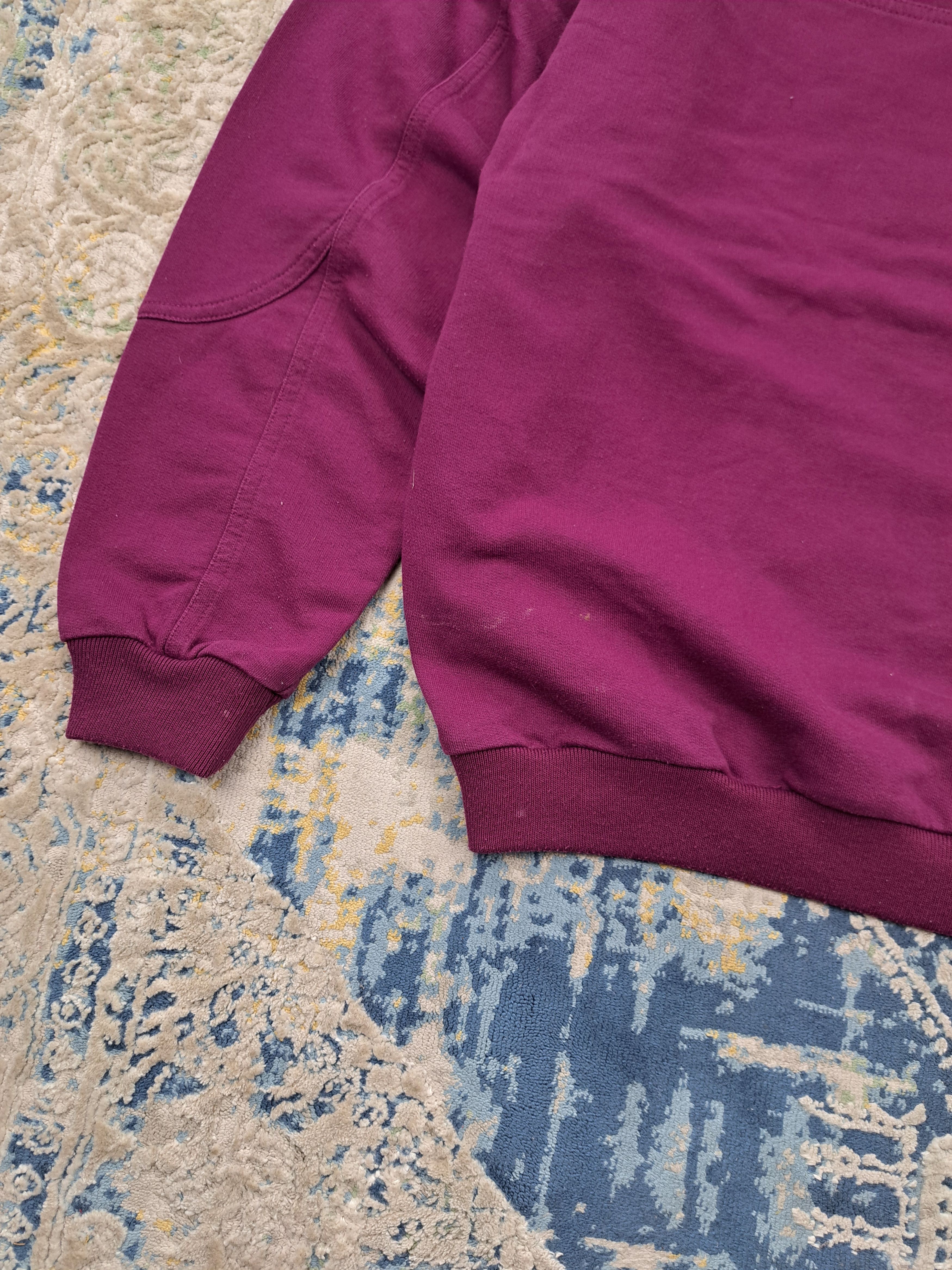 Nike Vintage 80s Nike Purple Sweatshirt Boxy Fit Crewneck Size US M / EU 48-50 / 2 - 7 Thumbnail