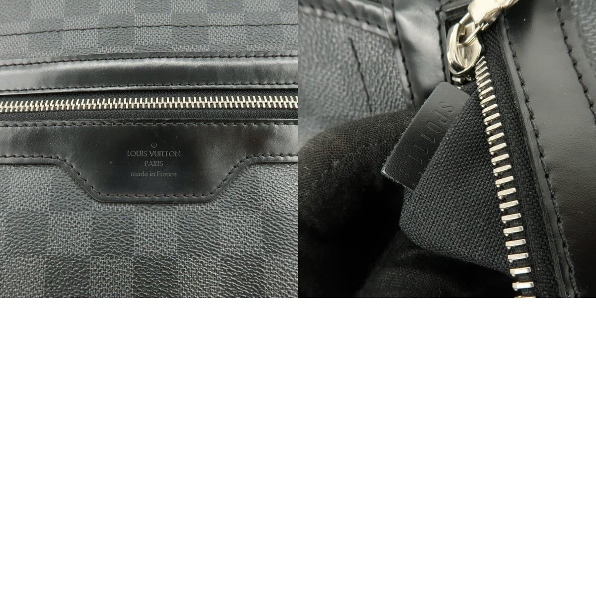 Louis Vuitton Louis Vuitton Damier Graphite Daniel MM Messenger Bag Gray Size ONE SIZE - 8 Thumbnail