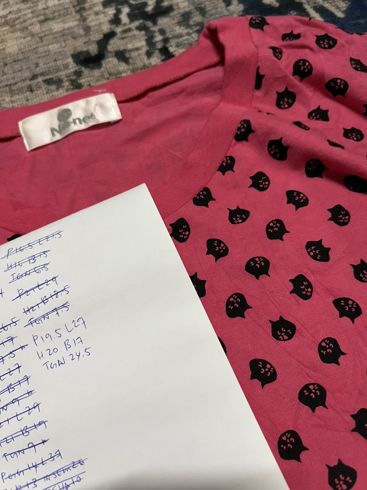 Ne-Net Ne-Net issey miyake full print head cat long sleeve tee Size L / US 10 / IT 46 - 12 Thumbnail