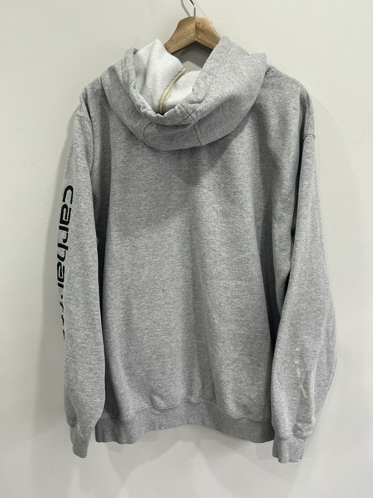 Carhartt Vintage Carhartt Hoodie sweater sleeve spellout jacket shirt Size US XL / EU 56 / 4 - 2 Thumbnail