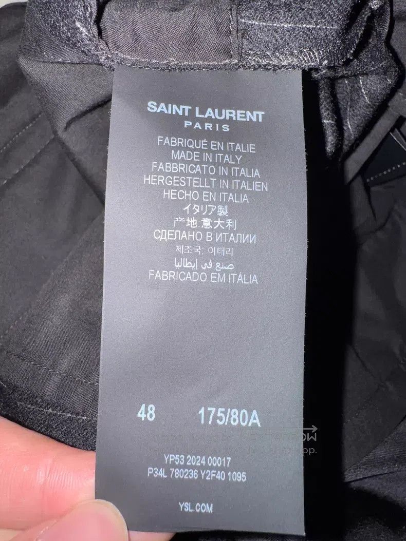 Saint Laurent Paris Saint Laurent Paris Double Pleated Striped Dress Pants i Size US 32 / EU 48 - 5 Thumbnail