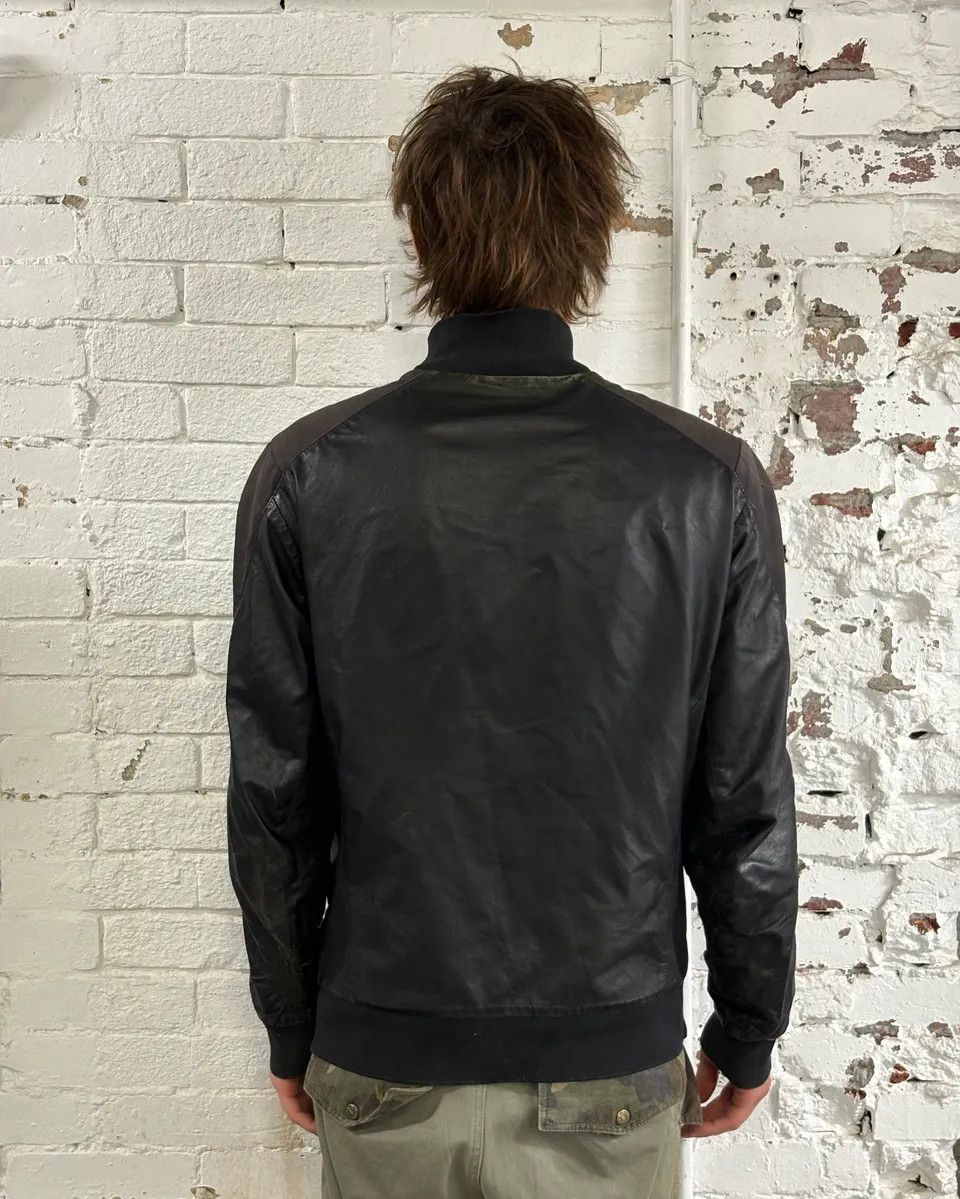 Dirk Bikkembergs 2010s Dirk Bikkembergs Black Faded Leather Jacket Size US L / EU 52-54 / 3 - 3 Thumbnail