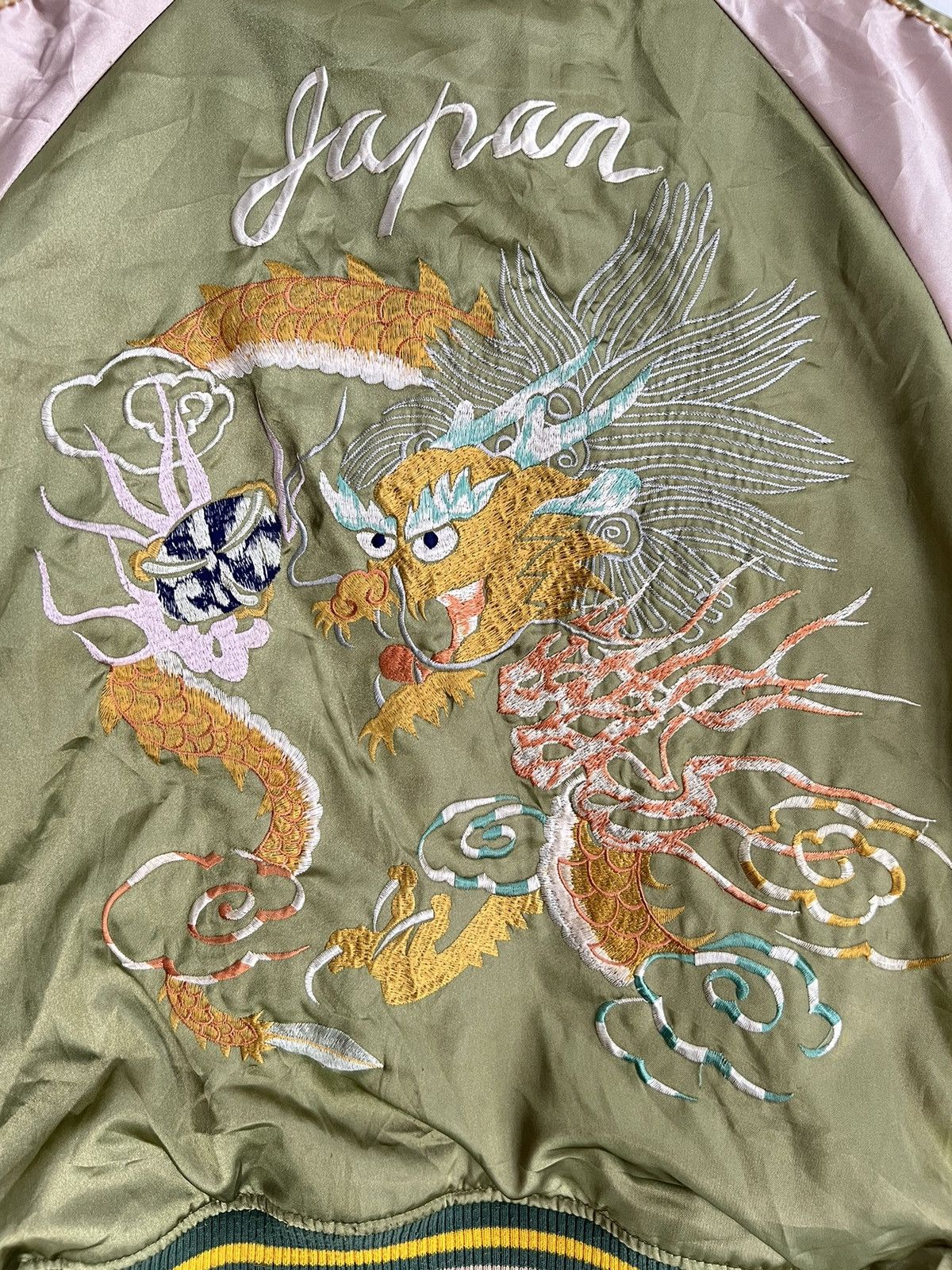 Tailor Toyo 1980s Swivel Zip Vintage Sukajan 2 Side Tiger x Dragon Toyo Size US M / EU 48-50 / 2 - 11 Thumbnail