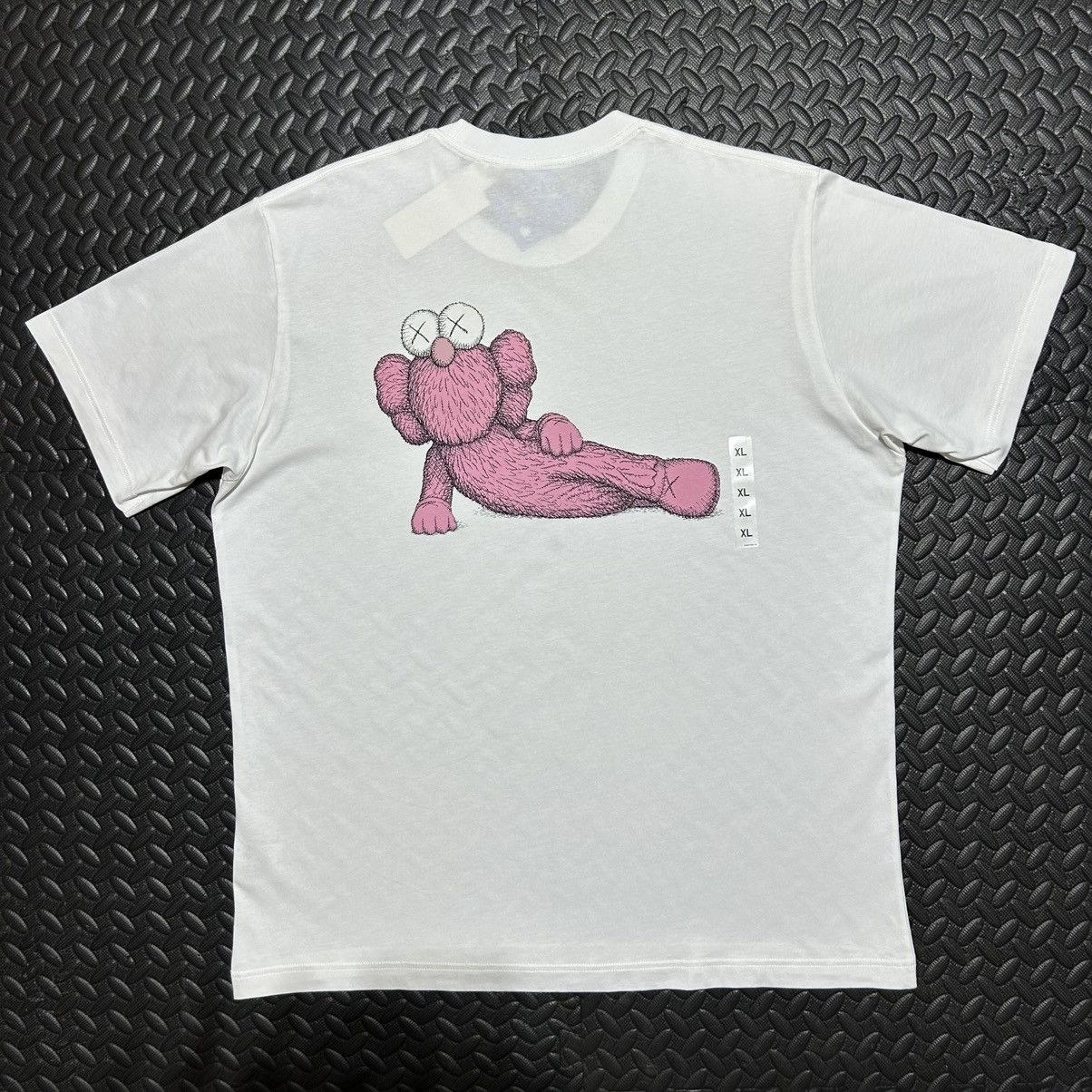 Kaws × Uniqlo KAWS x Uniqlo TShirt Men’s Size XL Companion White Pink NEW Size US XL / EU 56 / 4 - 12 Thumbnail
