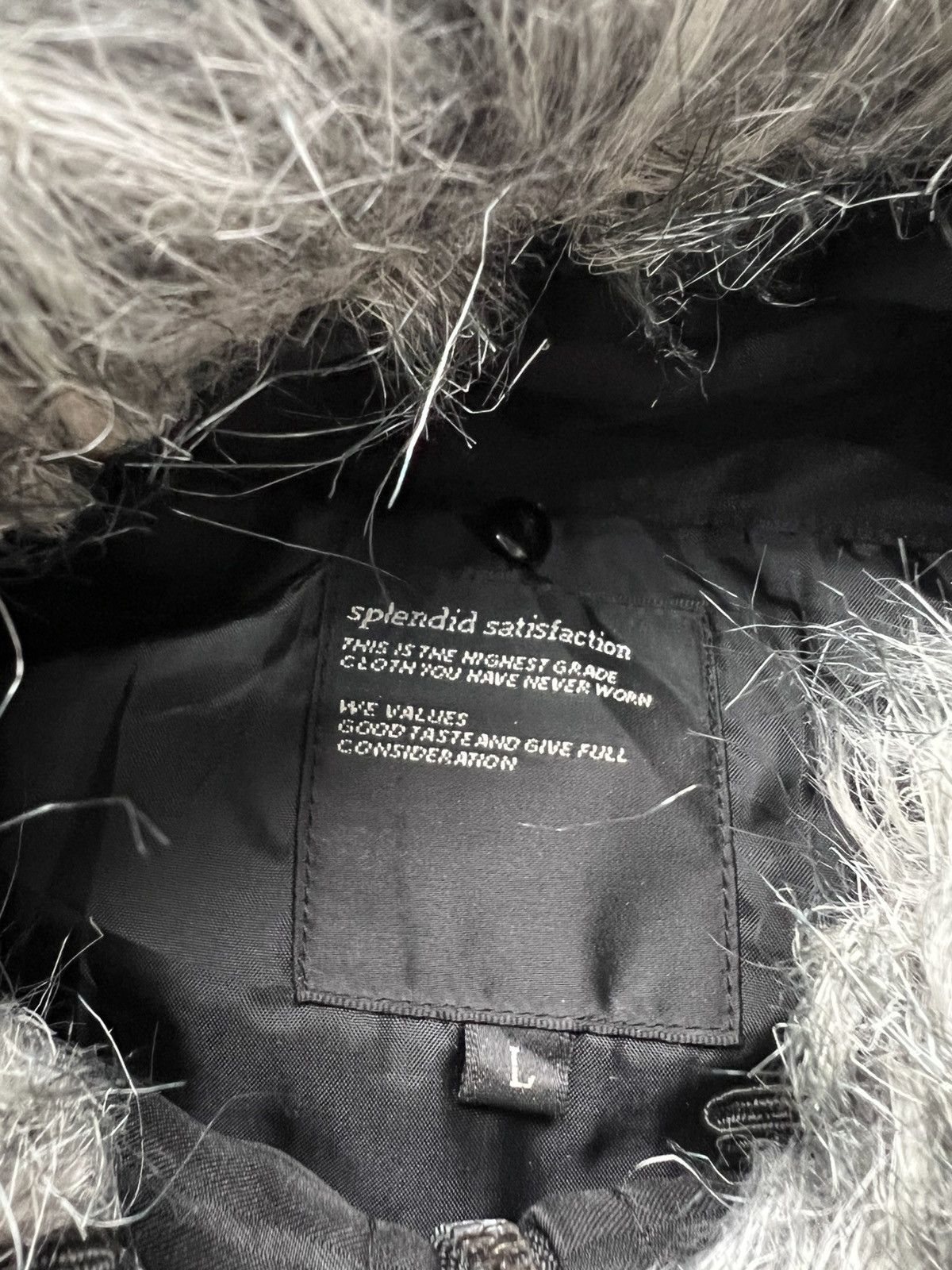 Le Grande Bleu (L.G.B.) Crazy Splendid Satisfaction Bondage Fur Biker Jacket Size US L / EU 52-54 / 3 - 5 Thumbnail