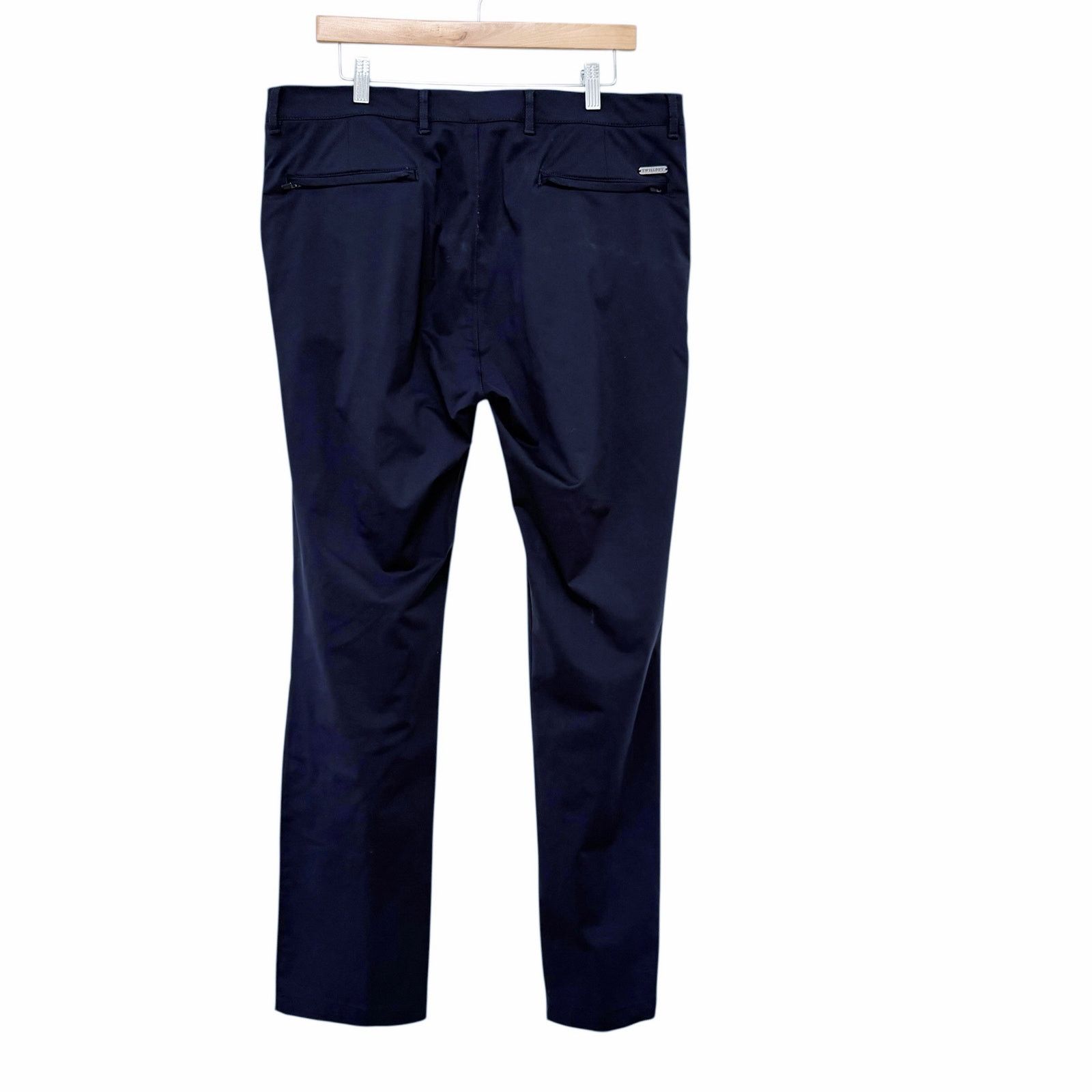 Twillory Twillory Navy Blue Performance Tailored Fit Golf Pants 36x33 Size US 36 / EU 52 - 6 Thumbnail
