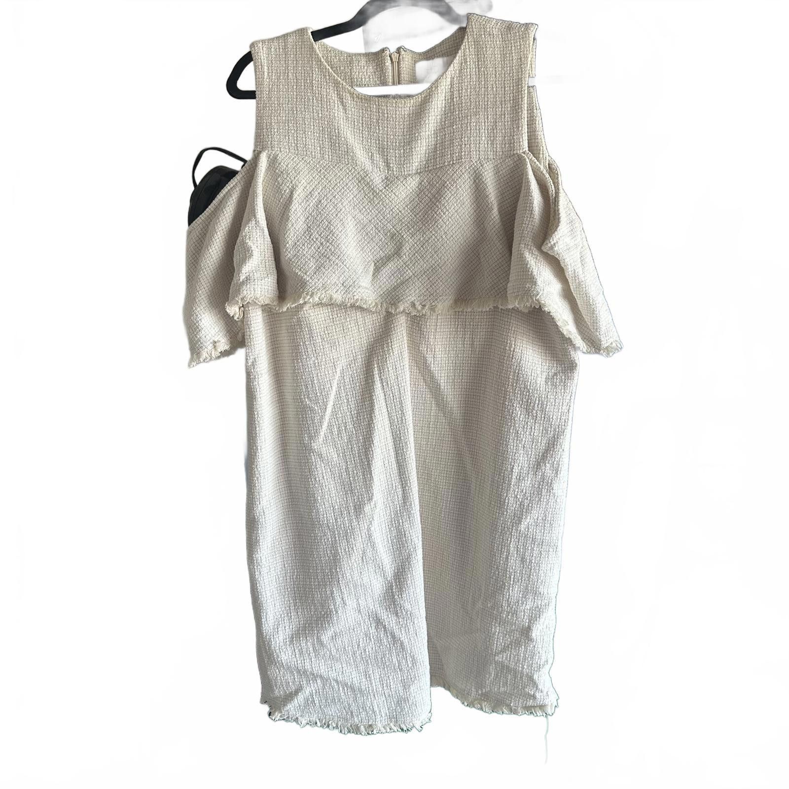 Designer HD in Paris Stylish Cold Shoulder Dress Size L / US 10 / IT 46 - 1 Thumbnail