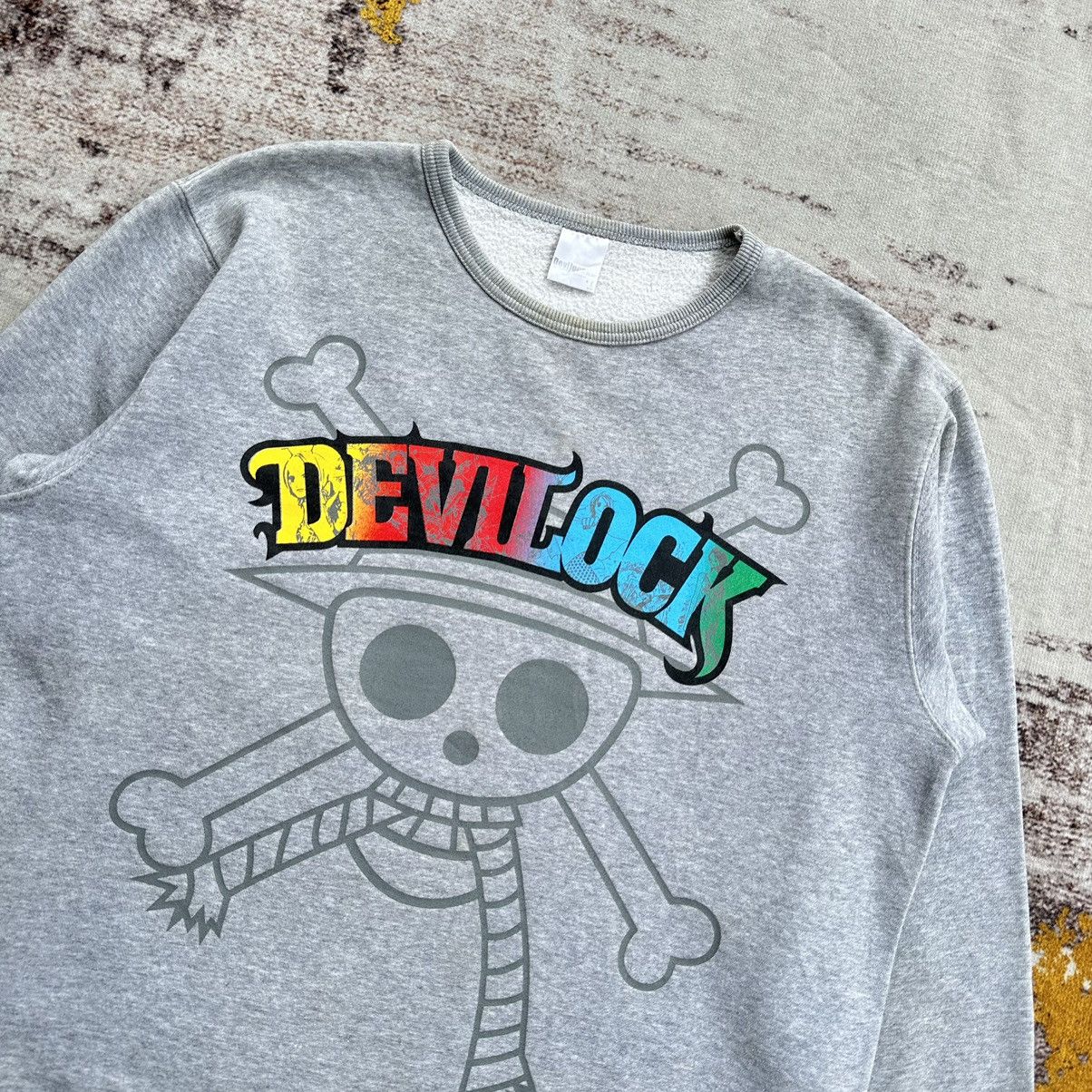Vintage VINTAGE 90’S DEVIL LOCK ANIME ONE PIECE SWEATSHIRT Size US L / EU 52-54 / 3 - 3 Thumbnail