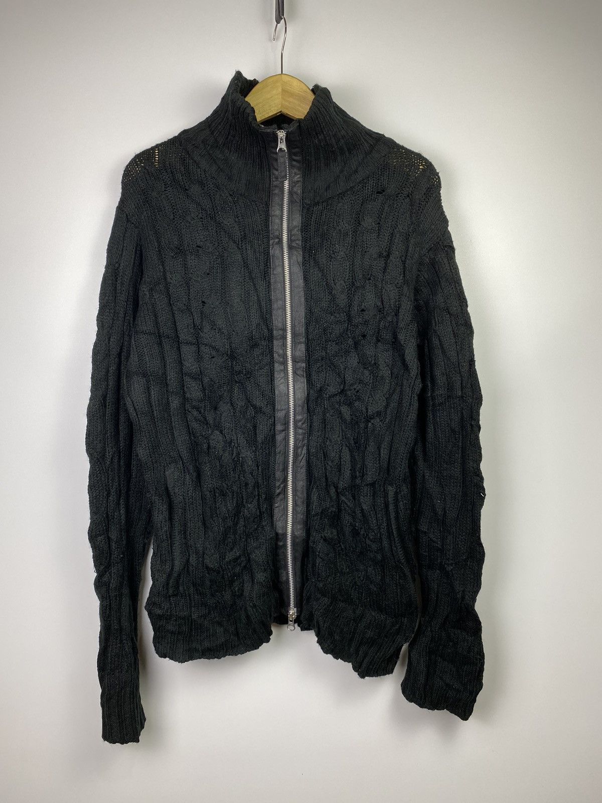 If Six Was Nine × Japanese Brand × Le Grande Bleu (L.G.B.) Louis chavlon black knitted ifsixwasnine style Size US M / EU 48-50 / 2 - 1 Thumbnail