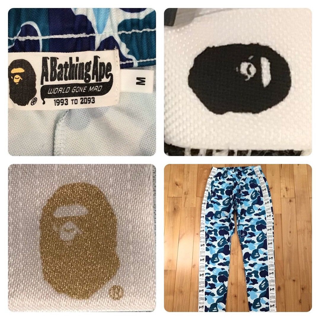 Bape BAPE STA TAPE JERSEY PANTS ABC camo Blue APE ★size M Size US 32 / EU 48 - 6 Thumbnail