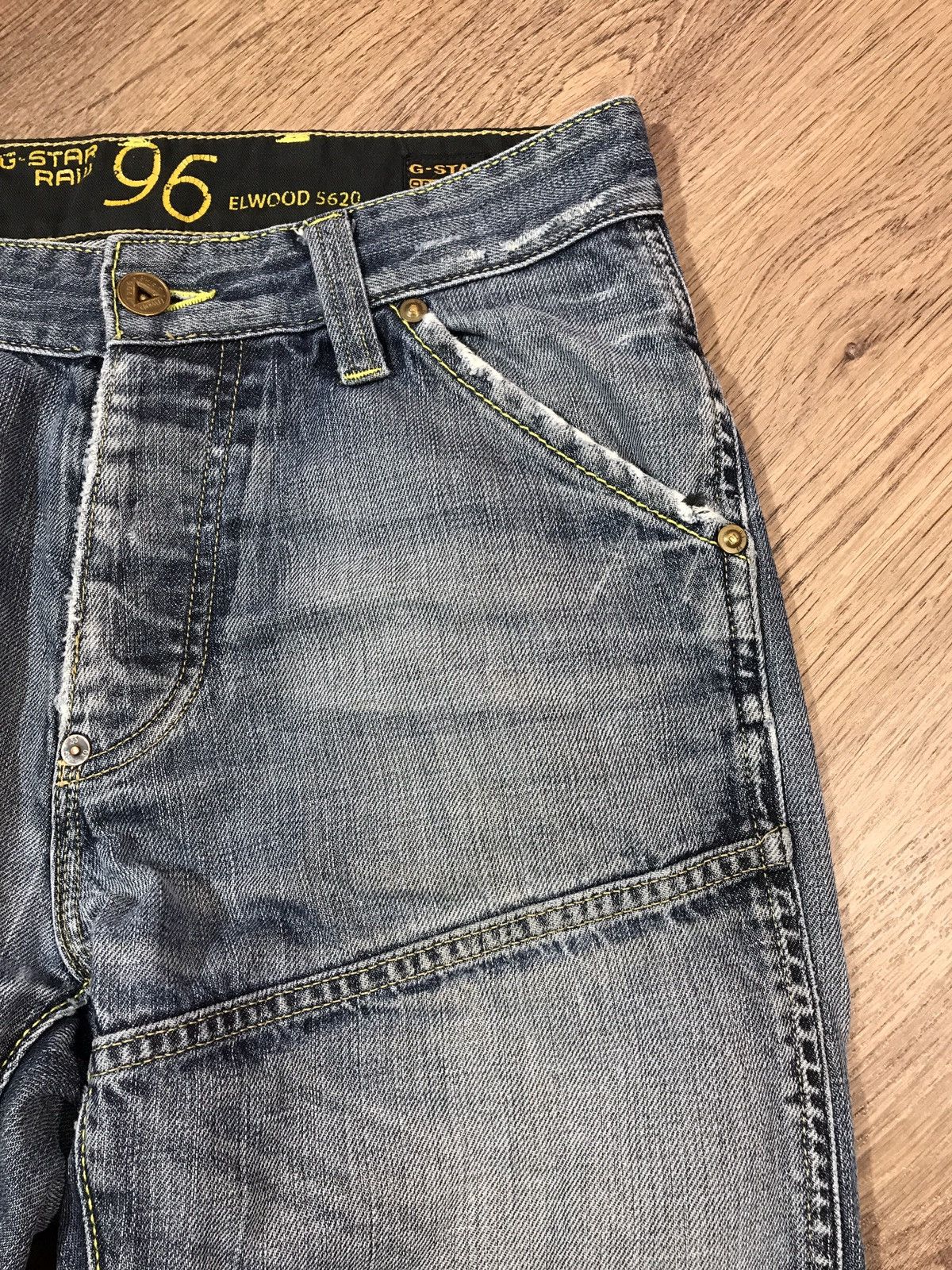 G-Star × Vintage Vintage G Star Raw denim pants Jeans Size US 31 - 5 Thumbnail
