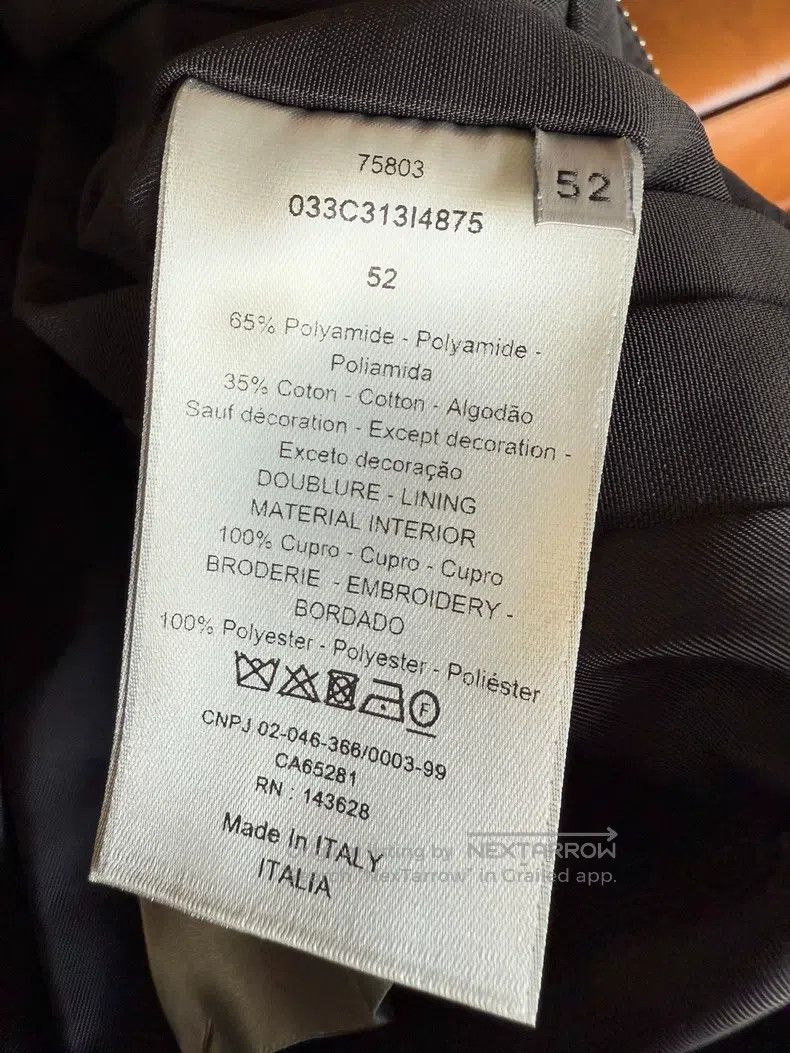Dior Dior Black hooded coat Size US L / EU 52-54 / 3 - 6 Thumbnail