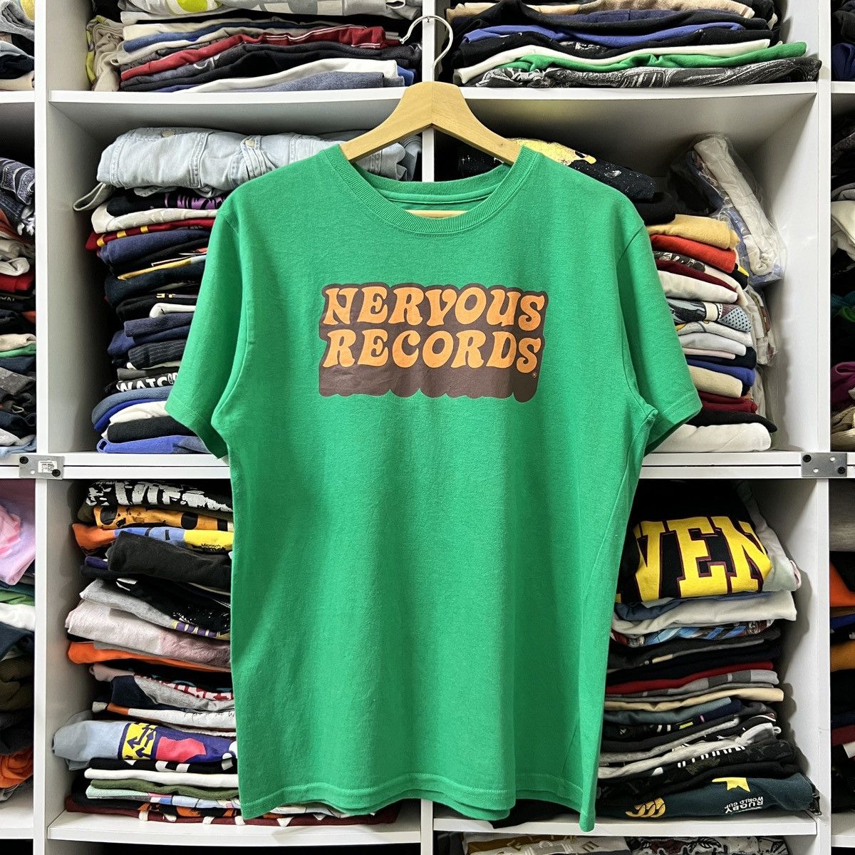 Rap Tees VTG NERVOUS RECORDS HIP HOP LABEL Size US M / EU 48-50 / 2 - 1 Thumbnail