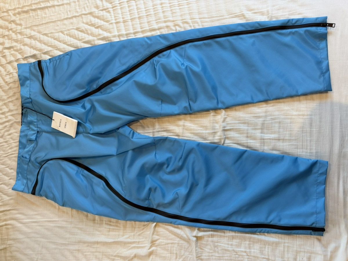 Bottega Veneta Bottega Veneta FW20 Technical Zip Pant – Blue – Size 54 Size US 34 / EU 50 - 2 Thumbnail