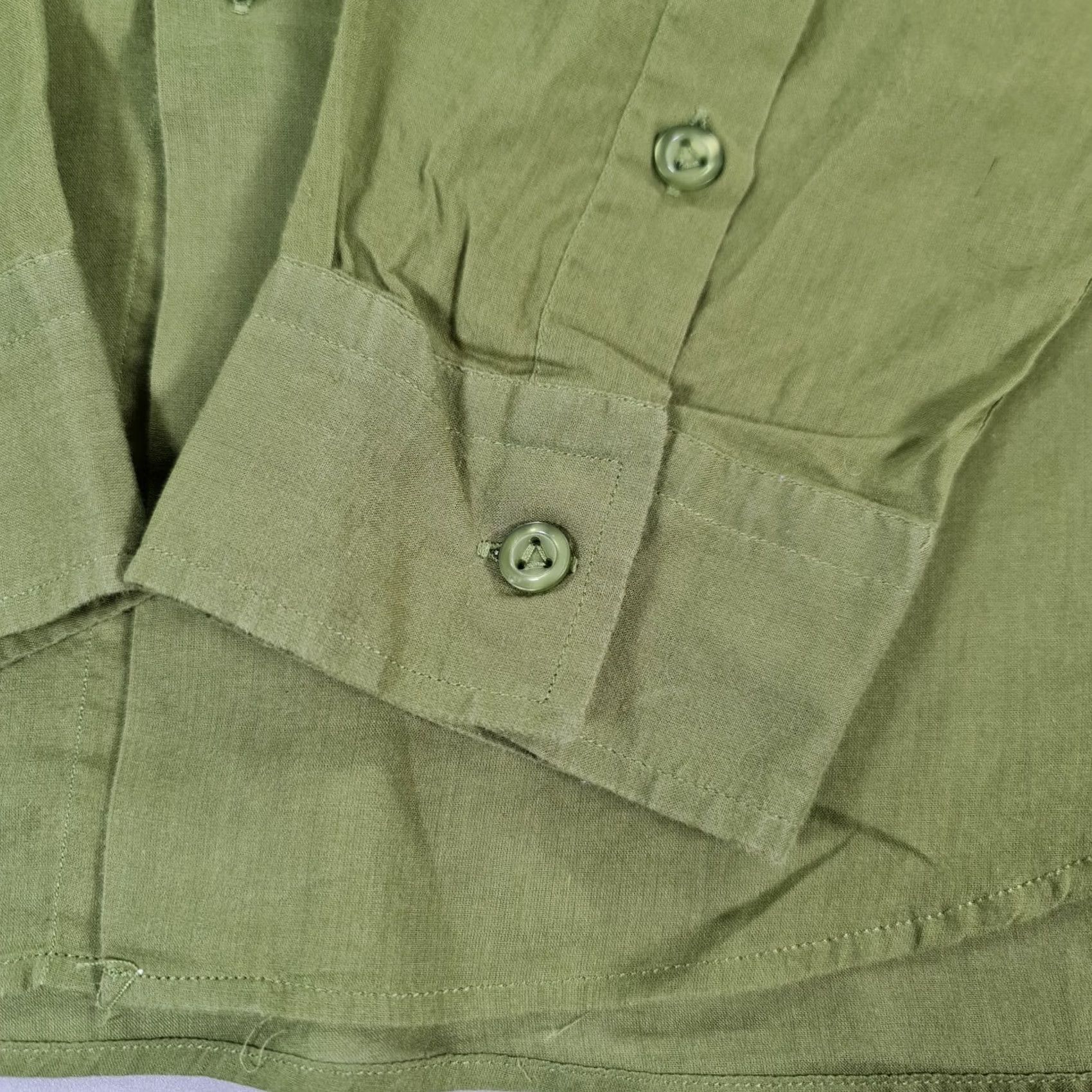 Vilebrequin VINTAGE not included; but original is not vintage. Use: Vilebrequin Mens Shirt Green 4XL Cotton Breathable Long Sleeves Button Up Size US XXL / EU 58 / 5 - 6 Thumbnail
