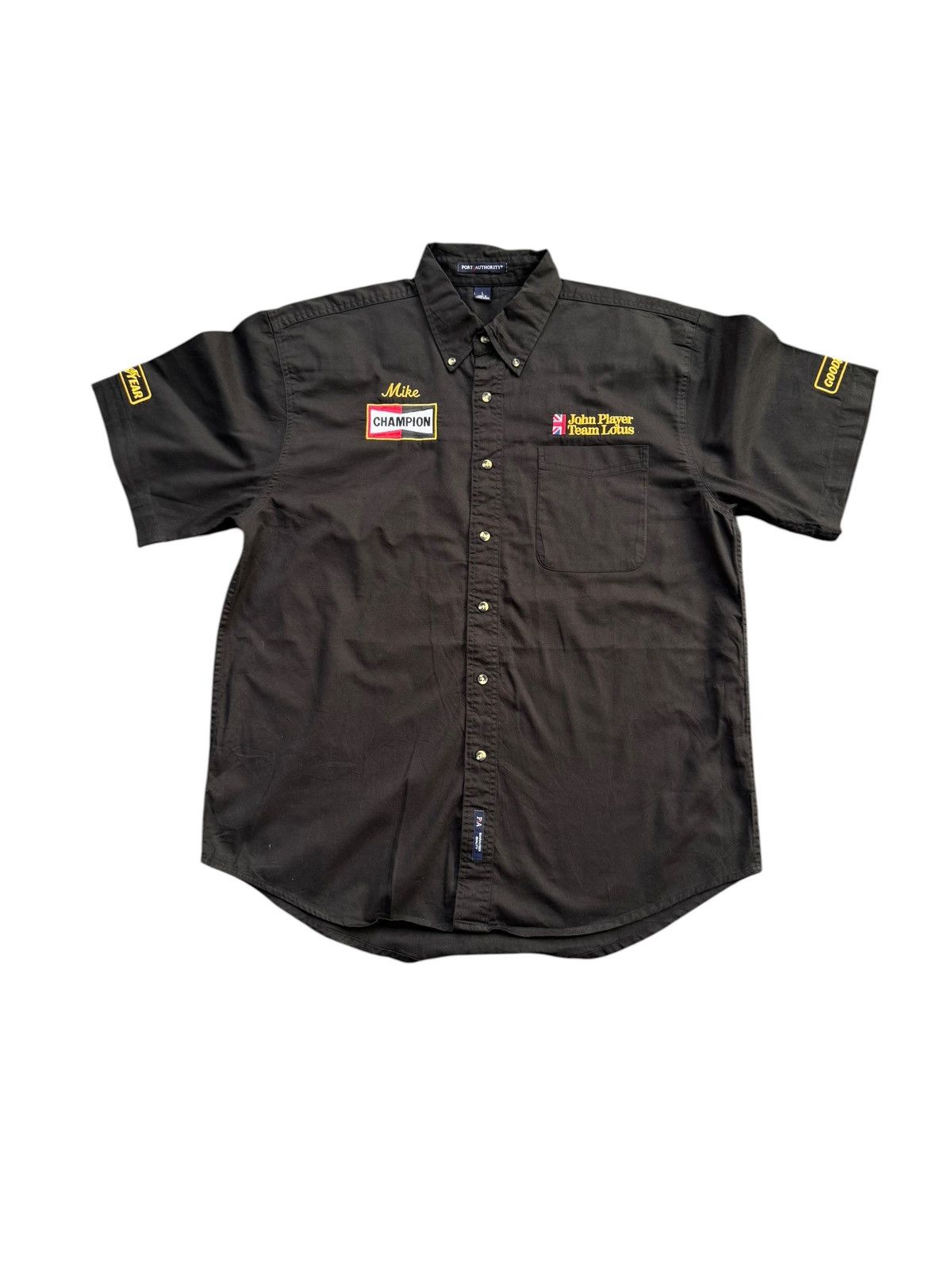 Japanese Brand Vintage John Player Team Lotus Work Shirt Size US XL / EU 56 / 4 - 1 Thumbnail