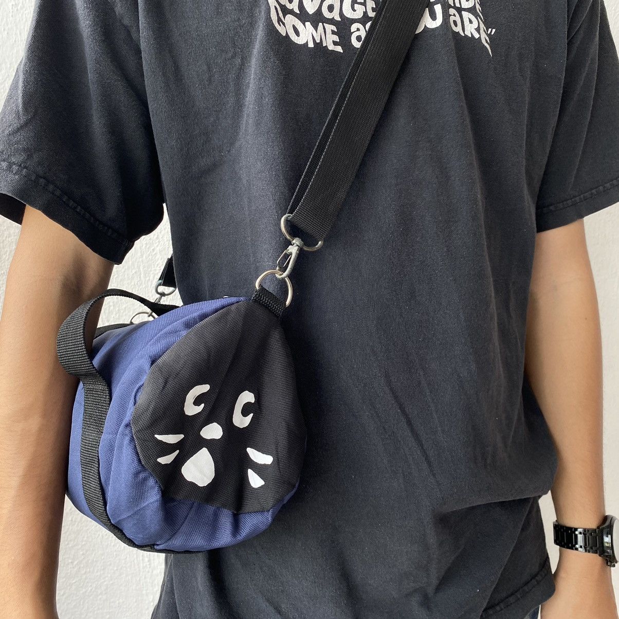 Issey Miyake × Japanese Brand × Ne-Net Ne-Net by Issey Miyake Cat ‘Nya’ Duffle Bag Size ONE SIZE - 11 Thumbnail