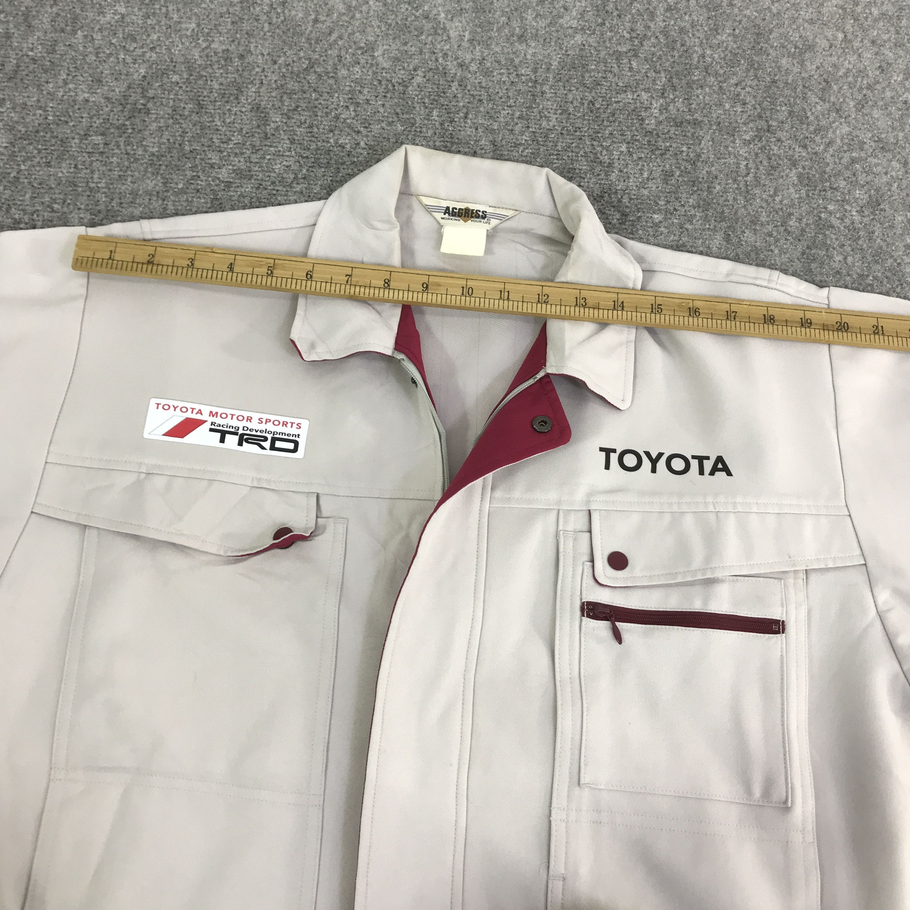 Japanese Brand TOYOTA X TRD RACING JAPAN CUSTOM JACKET K122B17 Size US L / EU 52-54 / 3 - 5 Thumbnail