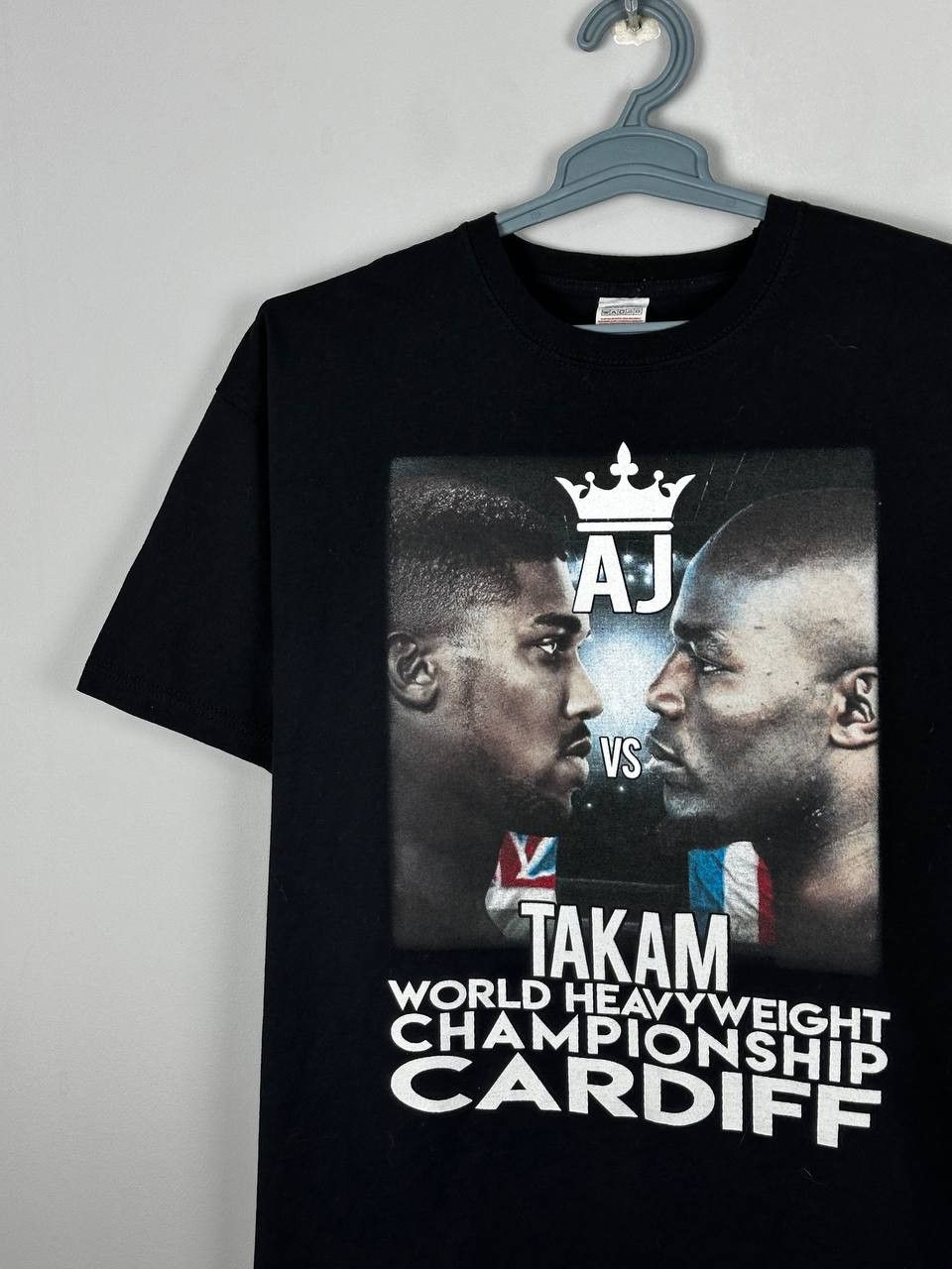 Vintage Anthony Joshua Carlos Takam Boxing UK Promo T Shirt Size US XL / EU 56 / 4 - 3 Thumbnail