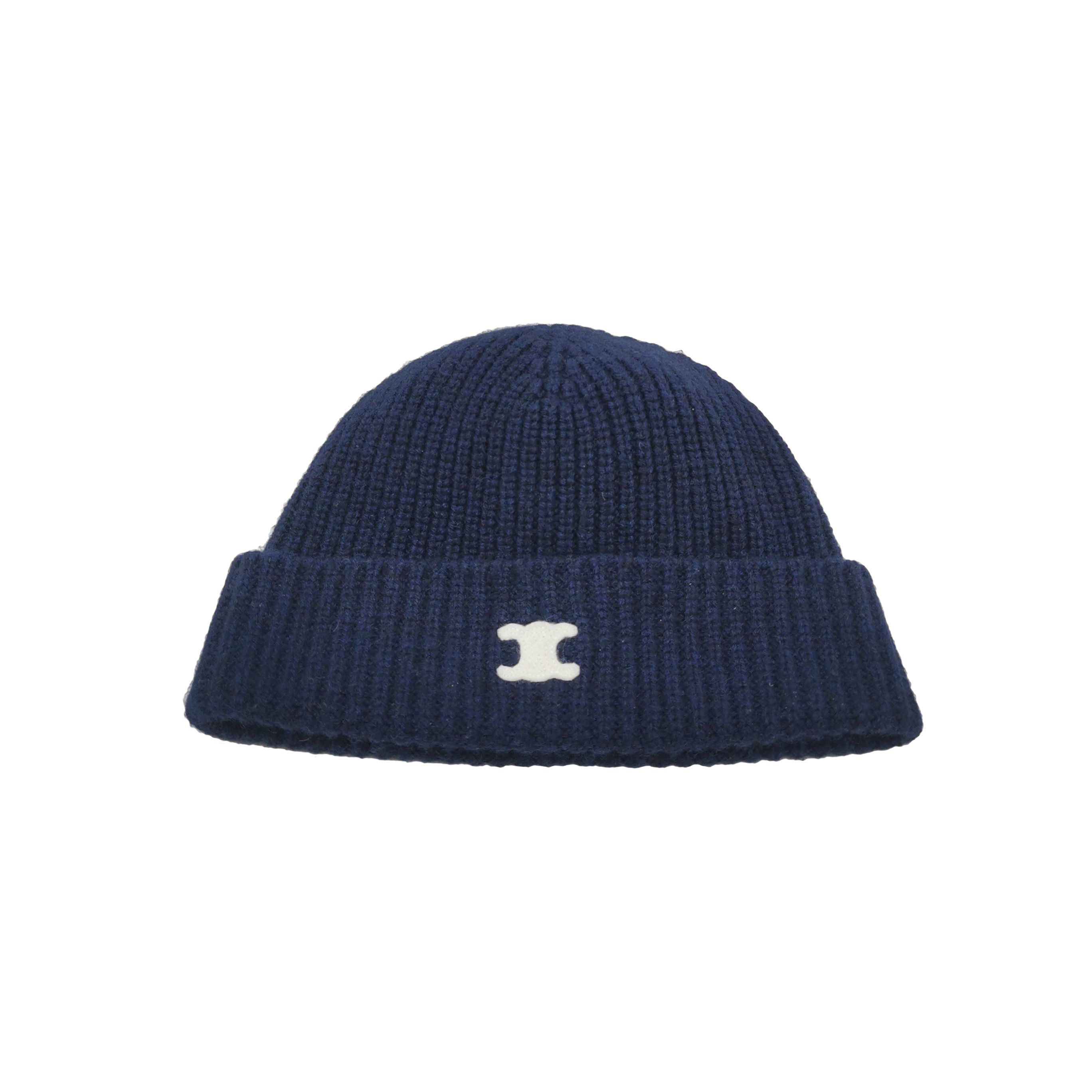 Celine Celine Triomphe Cashmere Beanie ONE SIZE Size ONE SIZE - 1 Thumbnail