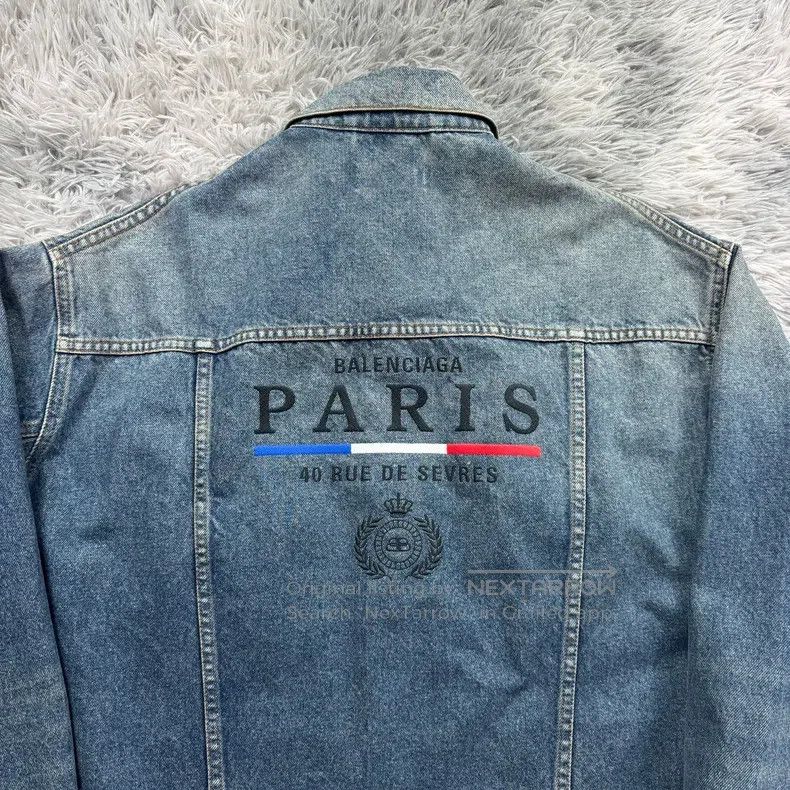 Balenciaga Balenciaga Wheat ear denim jacket jacket Size US M / EU 48-50 / 2 - 6 Thumbnail