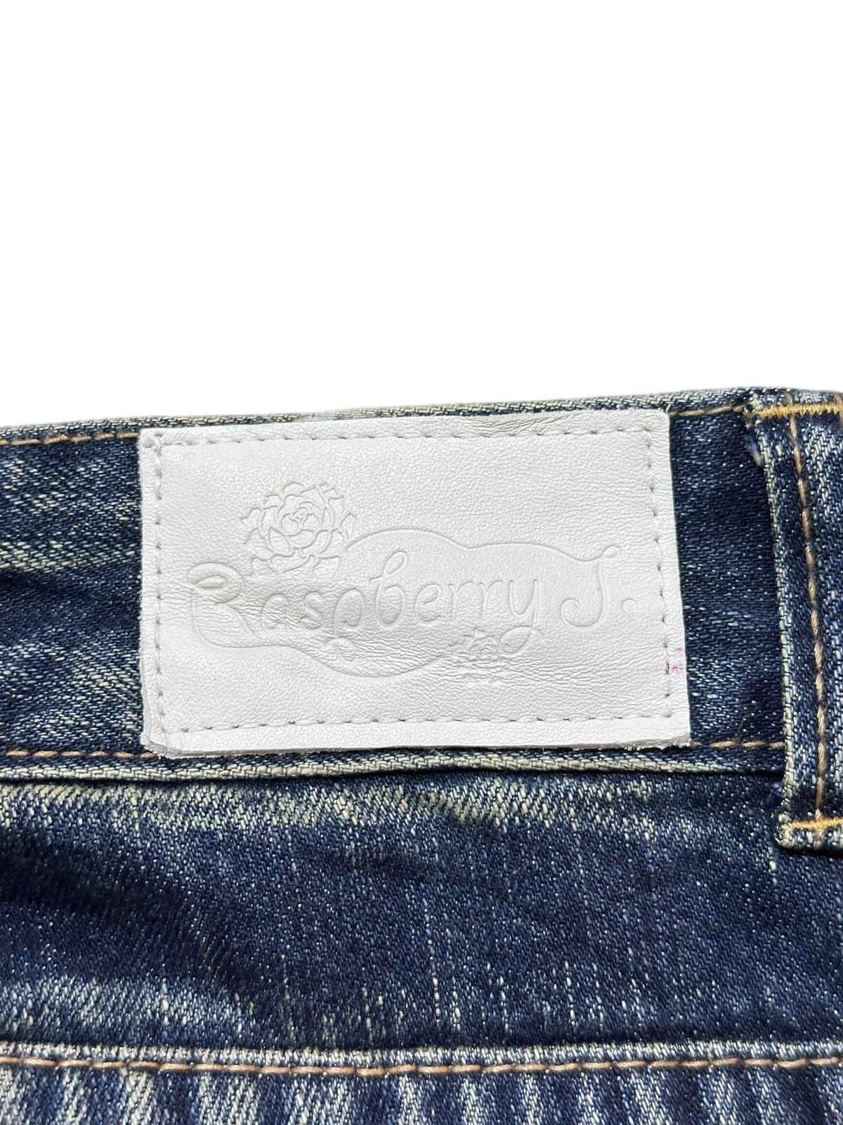 POST ARCHIVE FACTION (PAF) Vintage Raspberry Flare Bootcut Embroidery Skulls Punk Denim Size US 30 / EU 46 - 10 Thumbnail