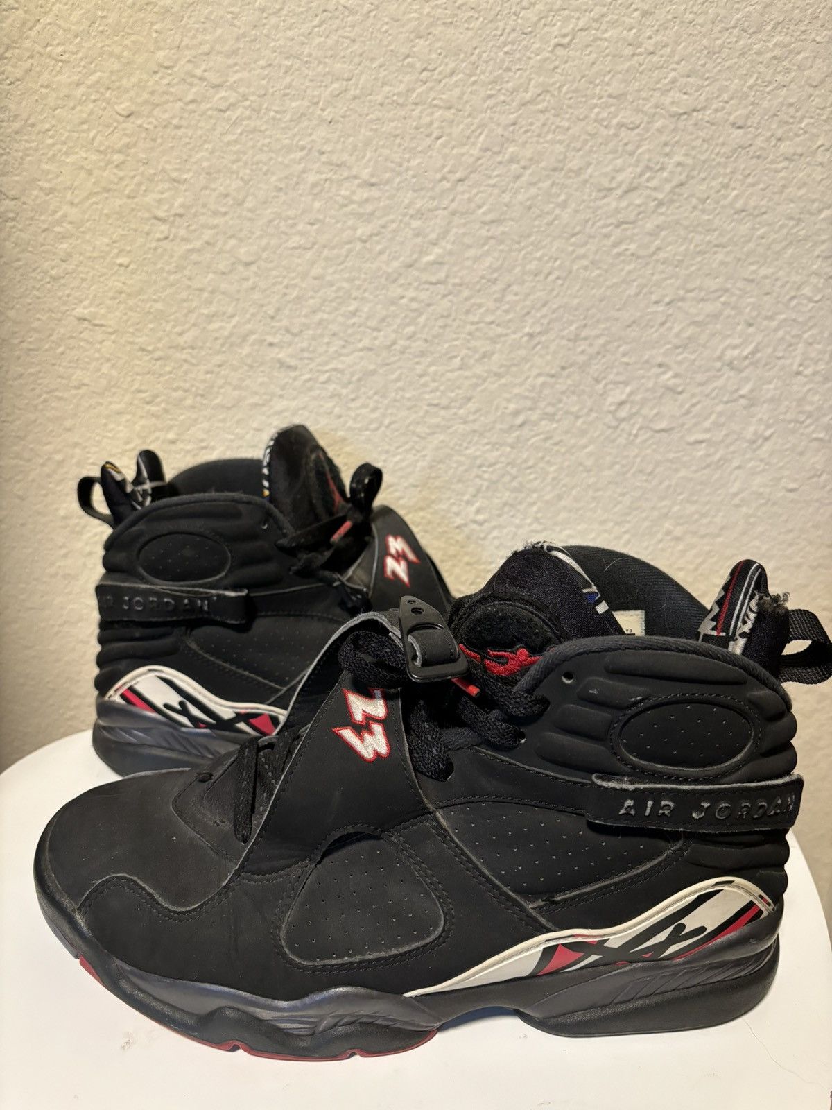 image of Jordan Brand 8 “Playoffs” Shoes in Black, Men's (Size 9)