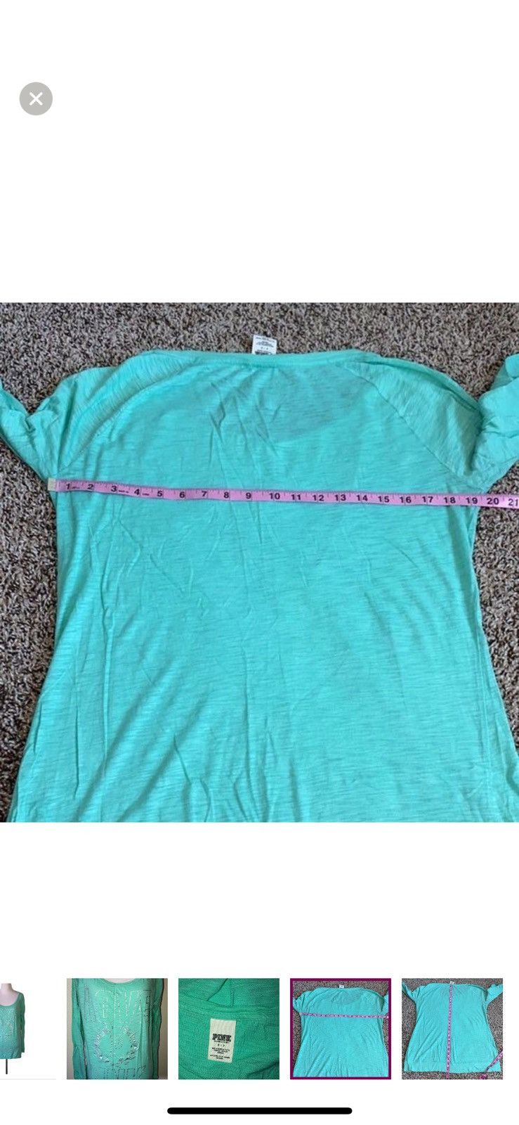 Victoria's Secret Pink Victoria’s Secret small logo long sleeve tee Size S / US 4 / IT 40 - 2 Thumbnail
