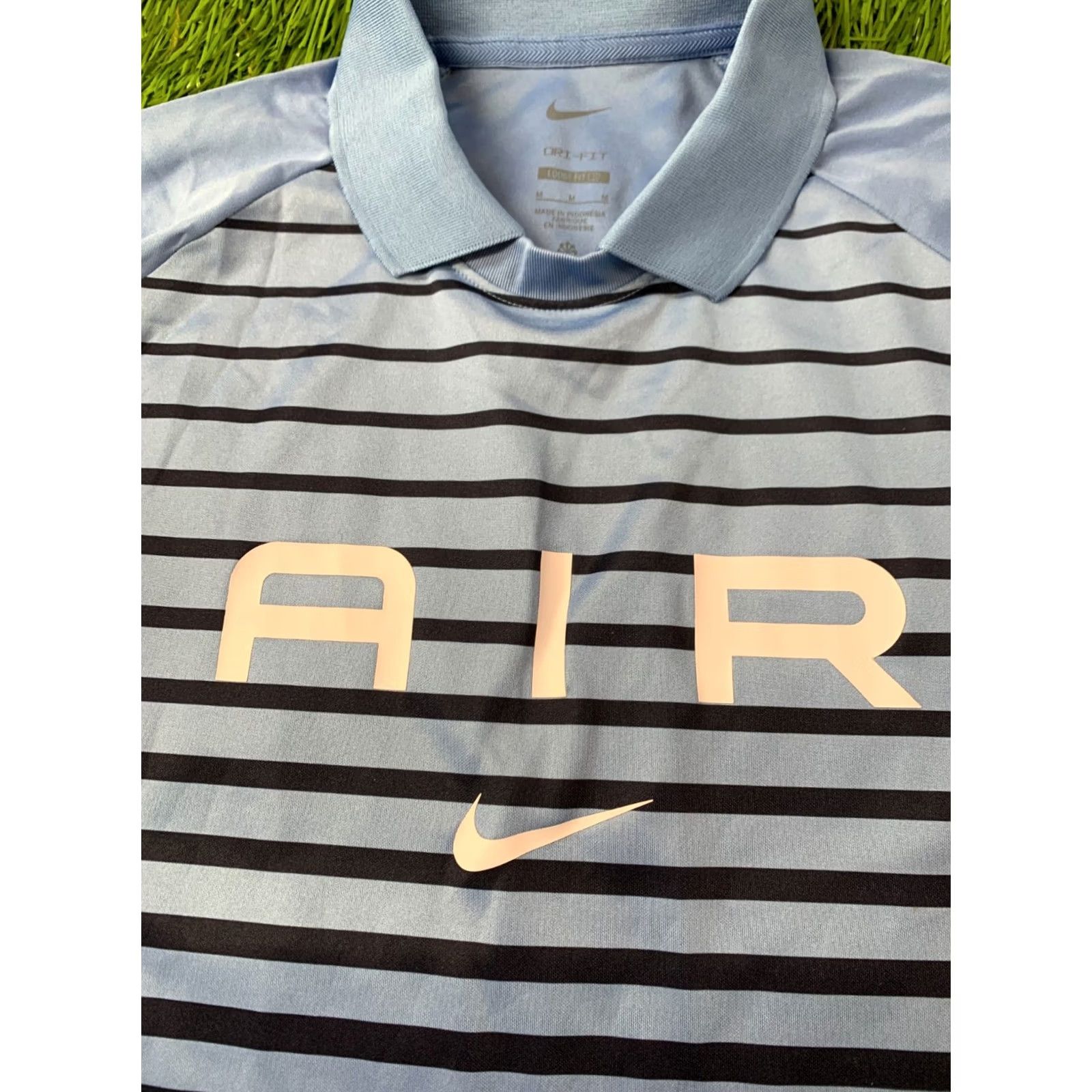 Nike Nike Dri-FIT Football Shirt Mens Medium Blue 2025 Nike Air Jersey Short Sleeve Jersey T-Shirt Size US M / EU 48-50 / 2 - 3 Thumbnail