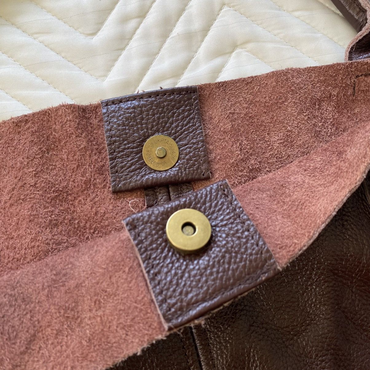 Japanese Brand Custom Made Denim Tote Bag– Vintage Patina Look Size ONE SIZE - 23 Thumbnail
