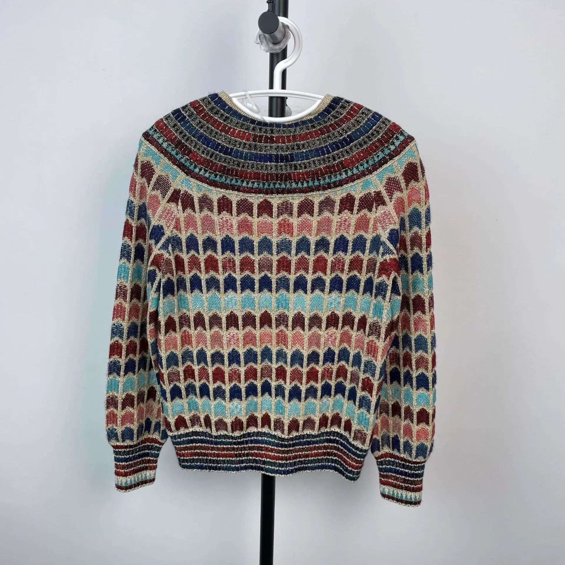 Chanel Chanel women's colorblock knit sweater size 34 Size XS / US 0-2 / IT 36-38 - 2 Thumbnail