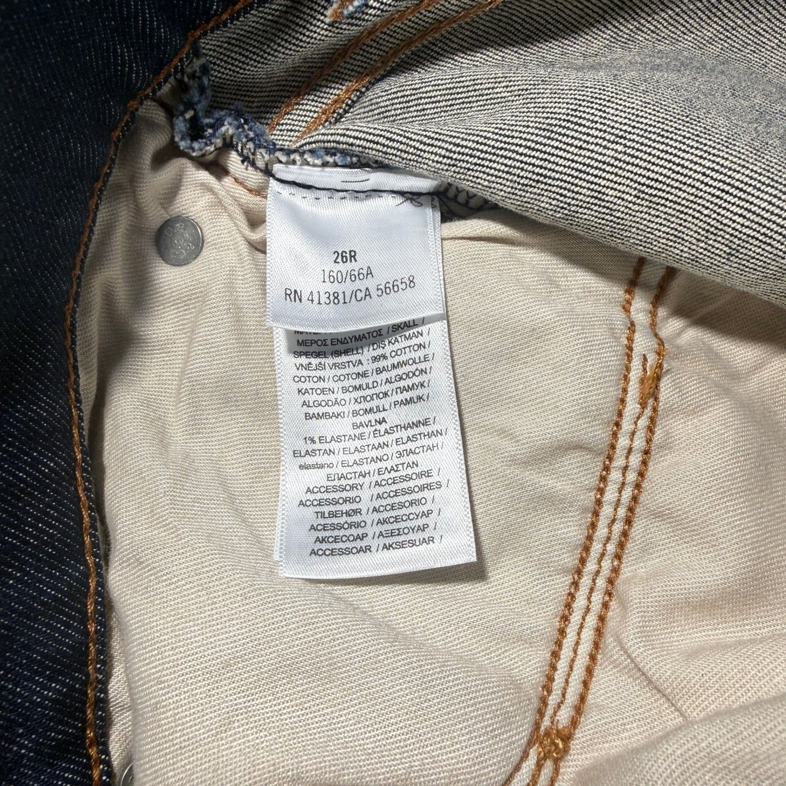 Polo Ralph Lauren Polo Ralph Lauren High Rise Skinny Jeans Dark Wash Size 26 Size 26" / US 2 / IT 38 - 8 Thumbnail