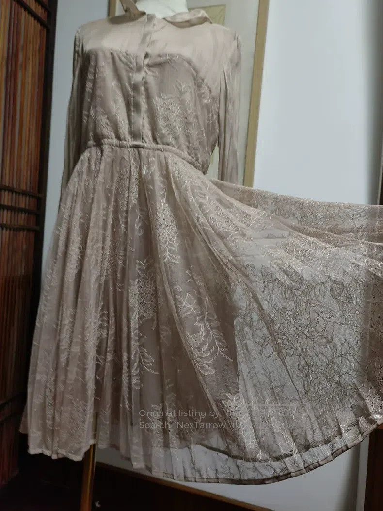 Valentino Valentino Silk lace dress Size S / US 4 / IT 40 - 2 Thumbnail