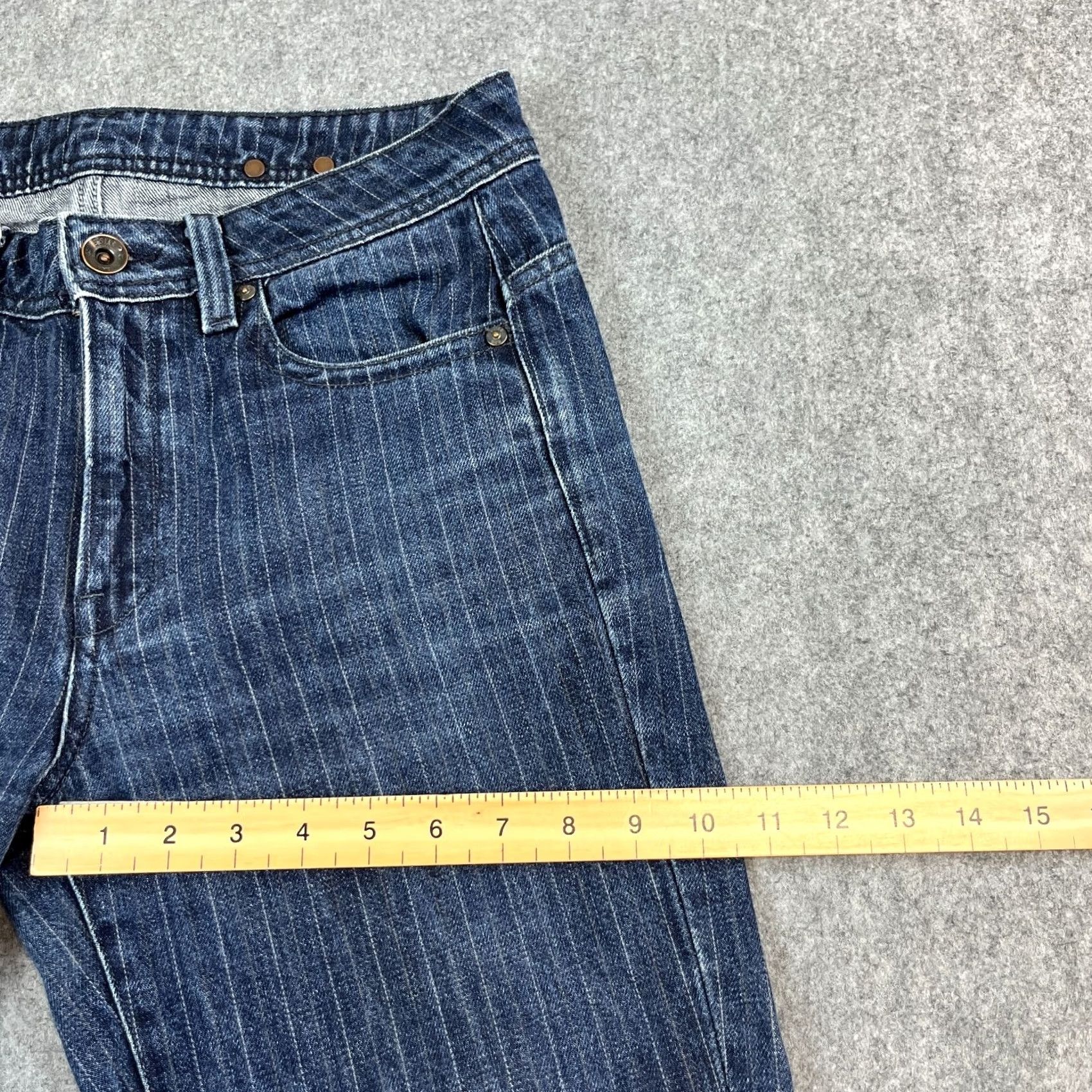 G-Star G-Star Womens Boyfriend Jeans 27 32 Cuffed Dark Blue Midge Saddle Jeans Size 27" / US 4 / IT 40 - 5 Thumbnail