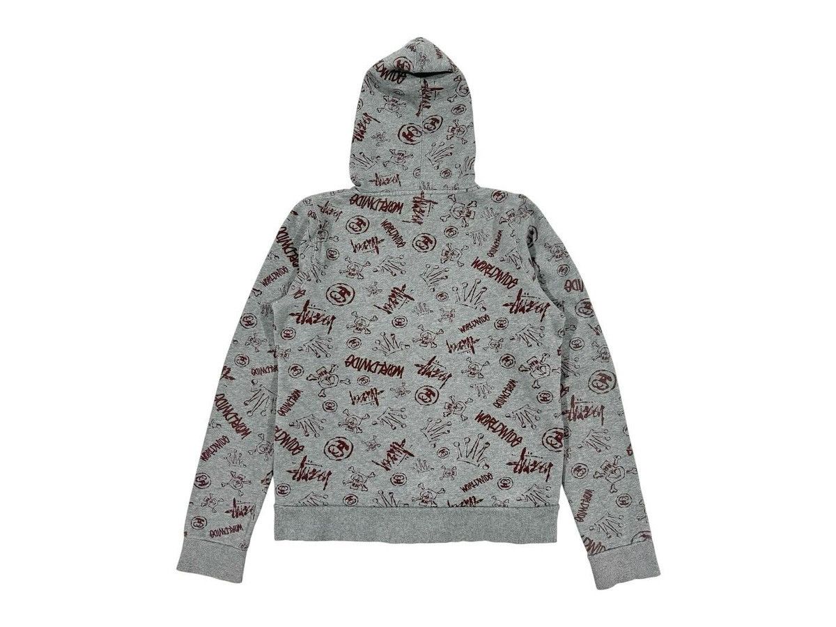 Stussy Stussy Girl Oldskool Fullprint Rasta Fullzip Hoodie Jacket Size US S / EU 44-46 / 1 - 2 Thumbnail