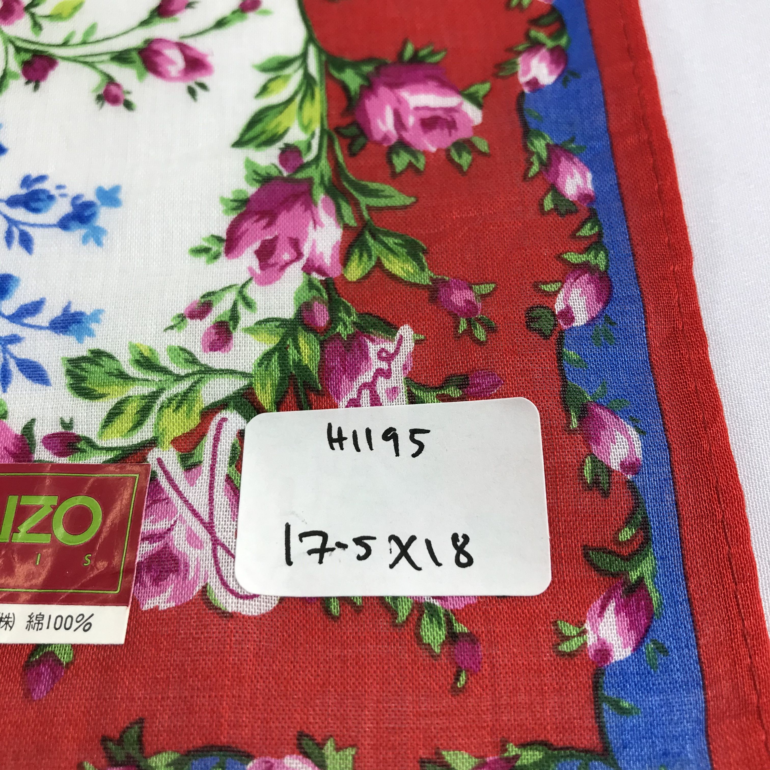 Kenzo Kenzo Floral Handkerchief Neckerchief Bandana H1195 Size ONE SIZE - 4 Thumbnail
