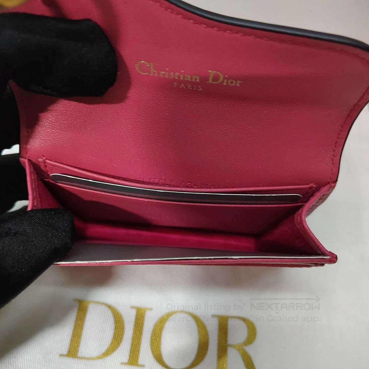 Dior Dior Saddle Snap Wallet Card Holder. Size ONE SIZE - 5 Thumbnail