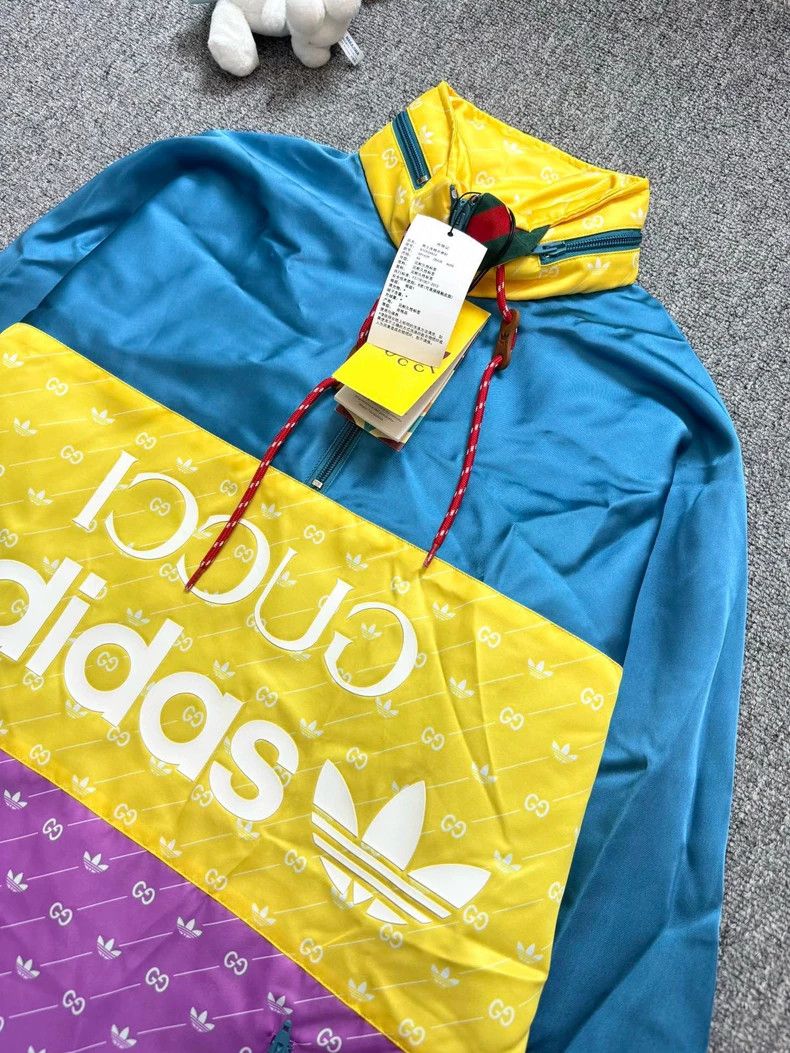 Gucci GucciAdidas multi-color stitching brand logo letter embroid Size US S / EU 44-46 / 1 - 3 Thumbnail