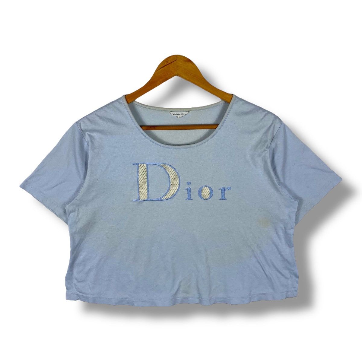 Vintage 90's CHRISTIAN DIOR Dior Embroidery Cropped Tops