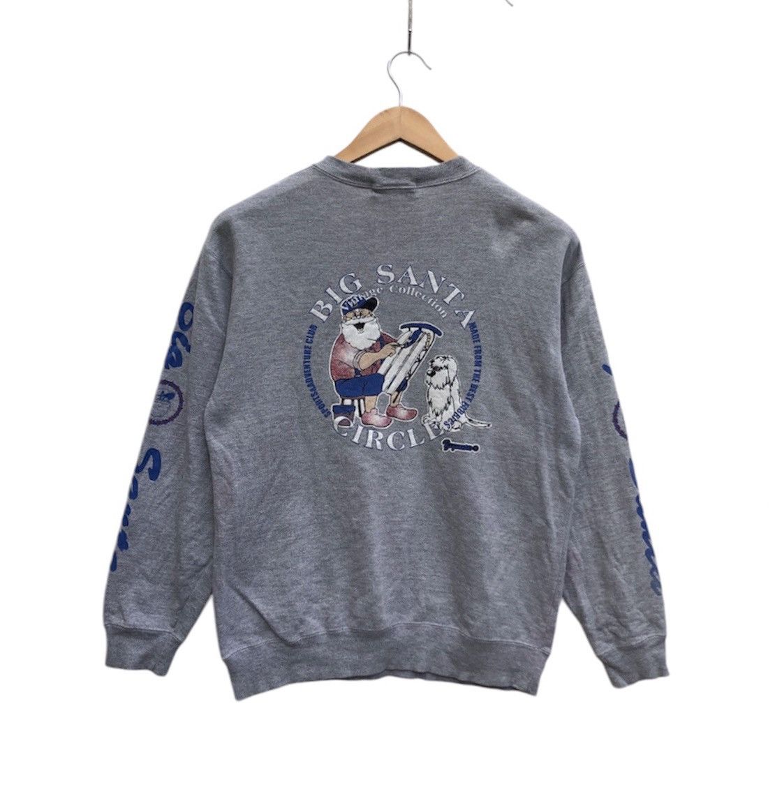 Japanese Brand BIG SANTA Crew Neck Sweatshirt #0883-28 Size US S / EU 44-46 / 1 - 1 Thumbnail