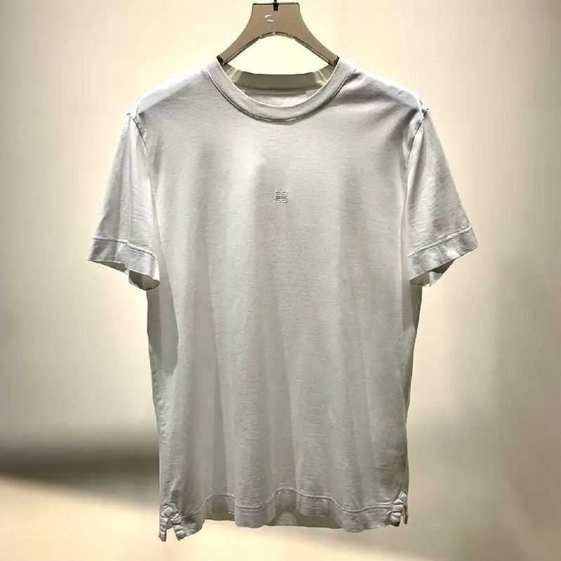 Givenchy Givenchy White Cotton Men's T-Shirt 0089 Size US M / EU 48-50 / 2 - 1 Thumbnail