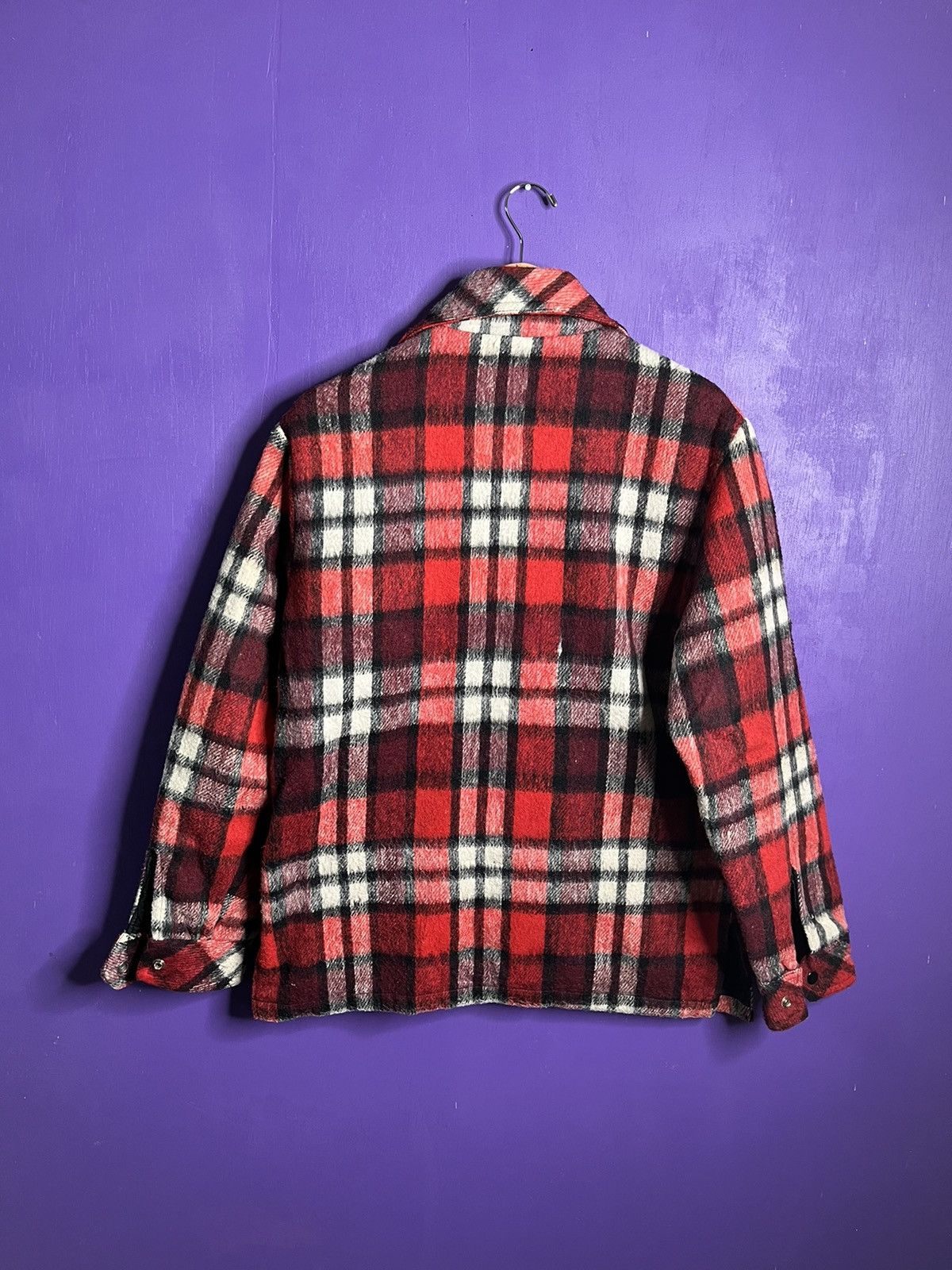 Vintage Vintage 80s Cabot tailored heavy plaid flannel shirt Size US M / EU 48-50 / 2 - 2 Thumbnail