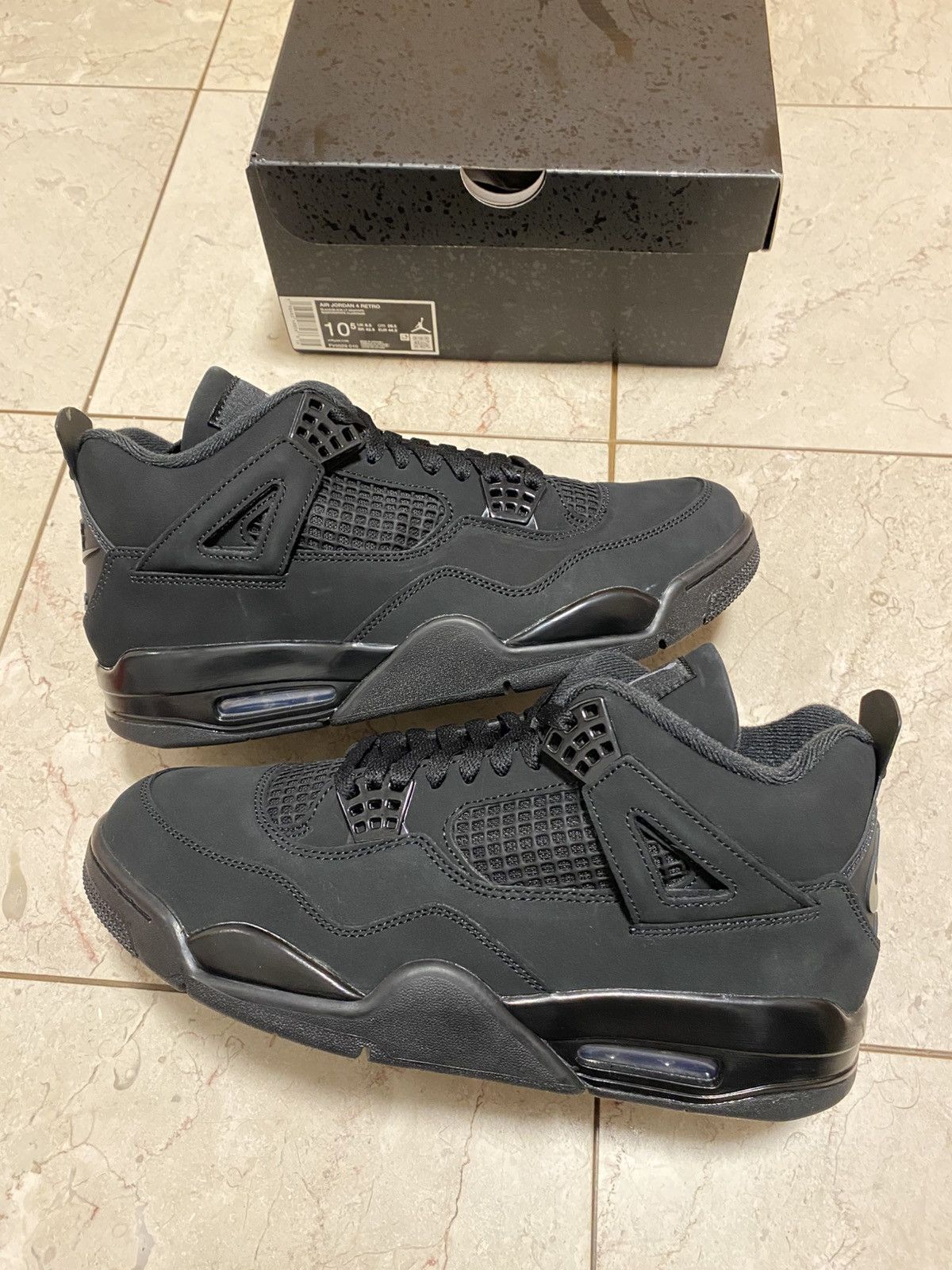 Jordan Brand Jordan 4 Retro Black Cat (2025) Sz 10.5 US Men Size US 10.5 / EU 43-44 - 1 Thumbnail
