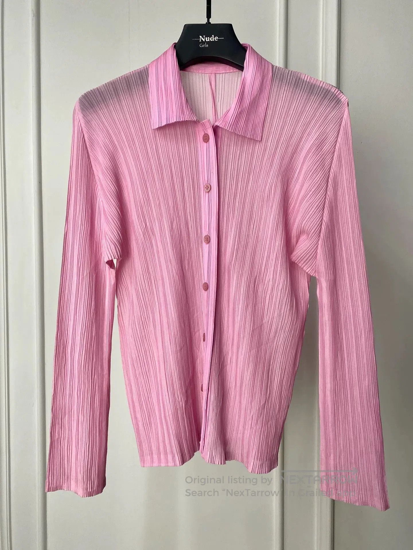 Pleats Please Issey Miyake pleats please issey miyake pink shirt. Size M / US 6-8 / IT 42-44 - 1 Thumbnail