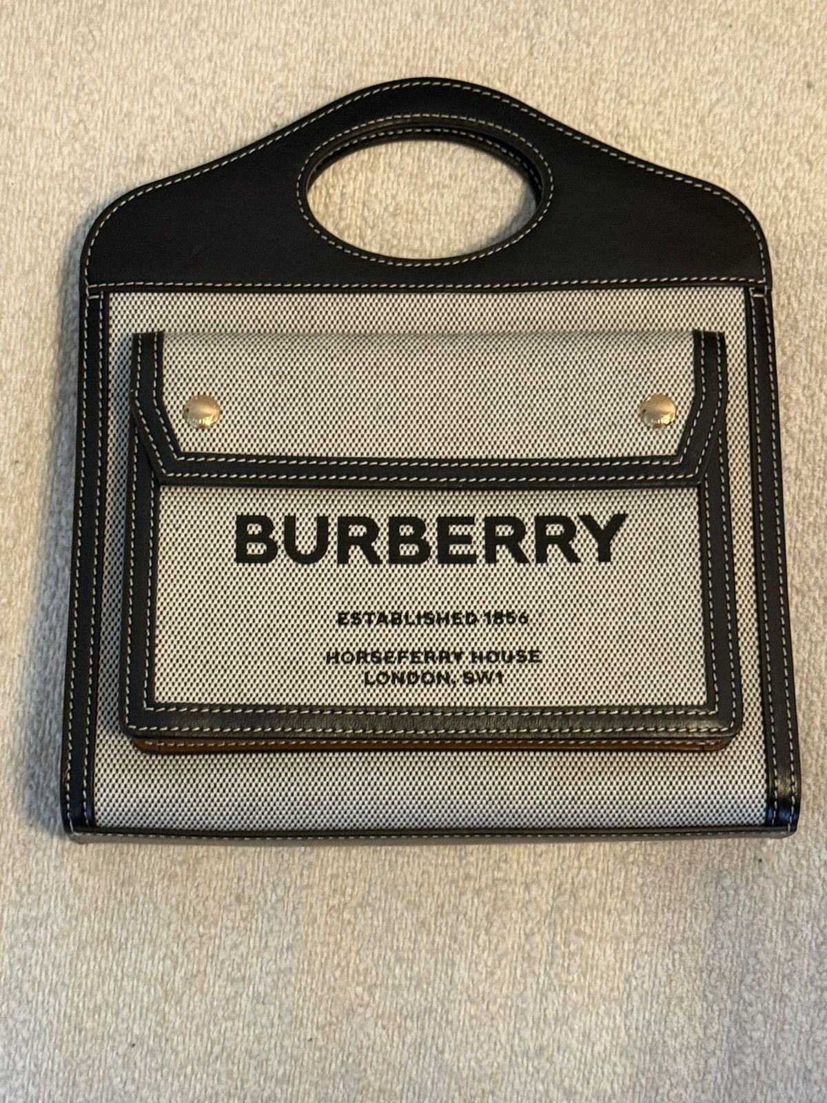 Burberry Burberry mini canvas crossbody bag Size ONE SIZE - 1 Thumbnail